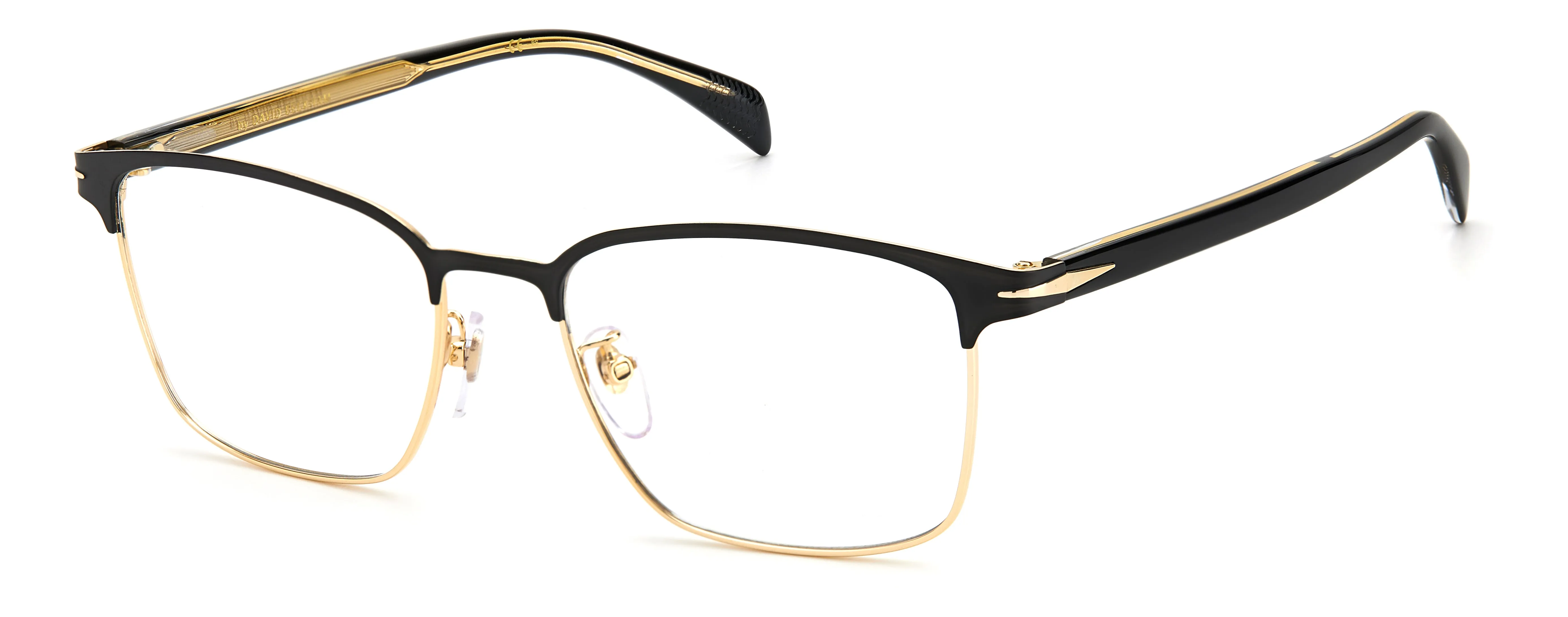 DAVID BECKHAM DB 1059/F I46 Montature da vista Metallo Nero Squadrata - immagine 1