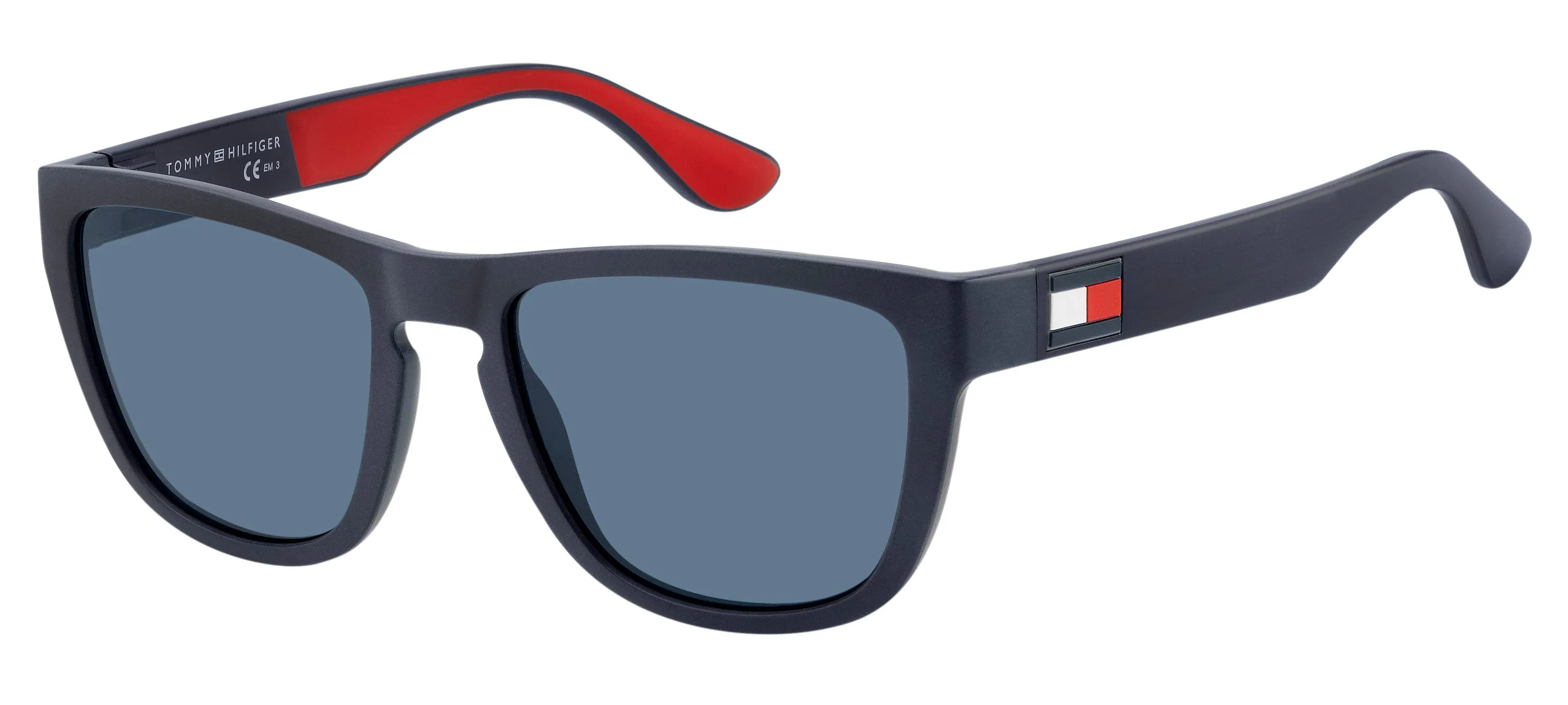 Tommy Hilfiger TH 1557/S 8RU/KU Occhiali da sole Plastica Blu Blu Squadrata - immagine 1
