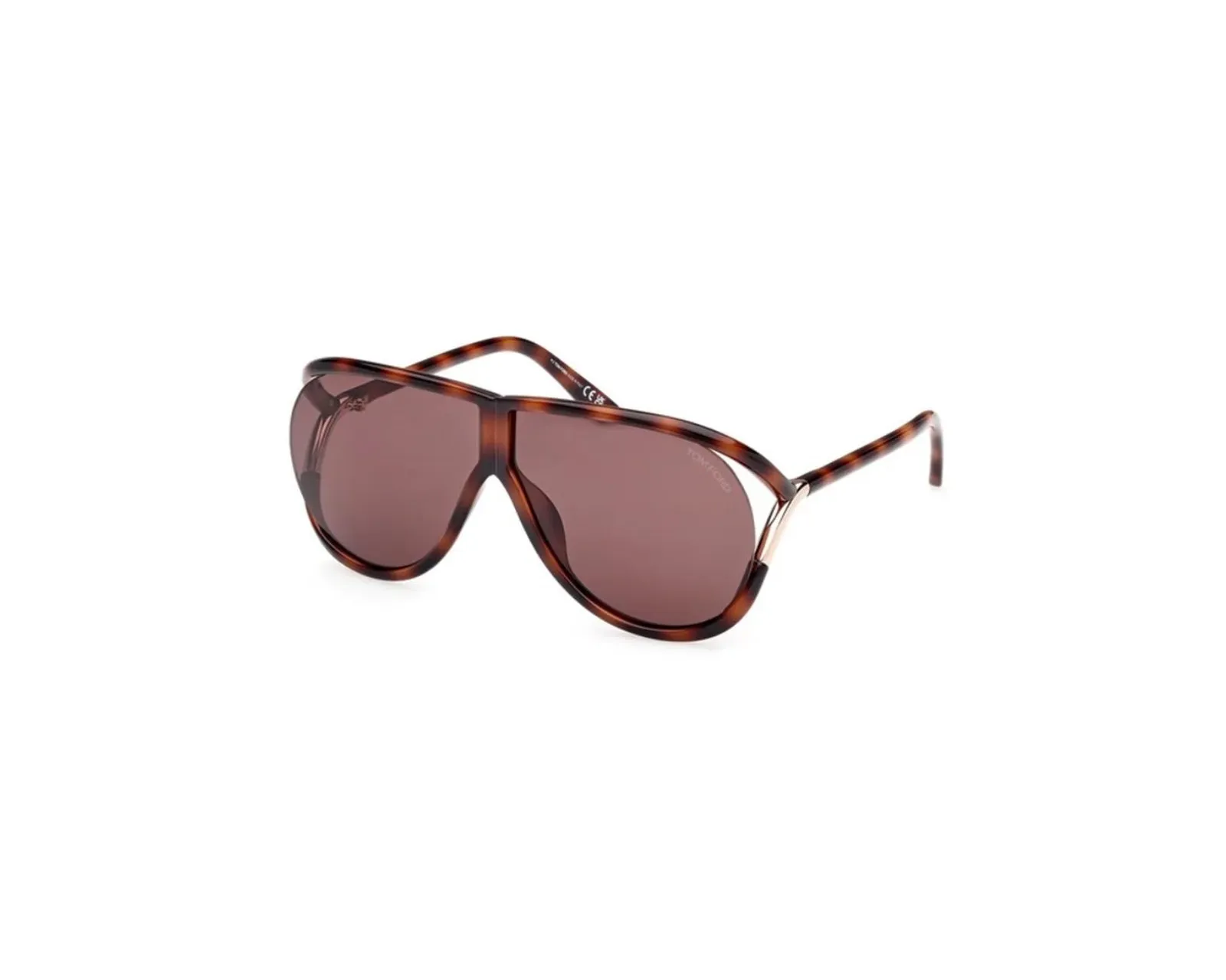 TOM FORD FT1197 AXEL 53E Occhiali da sole Iniettato Havana Marrone Pilot Normale - immagine 1