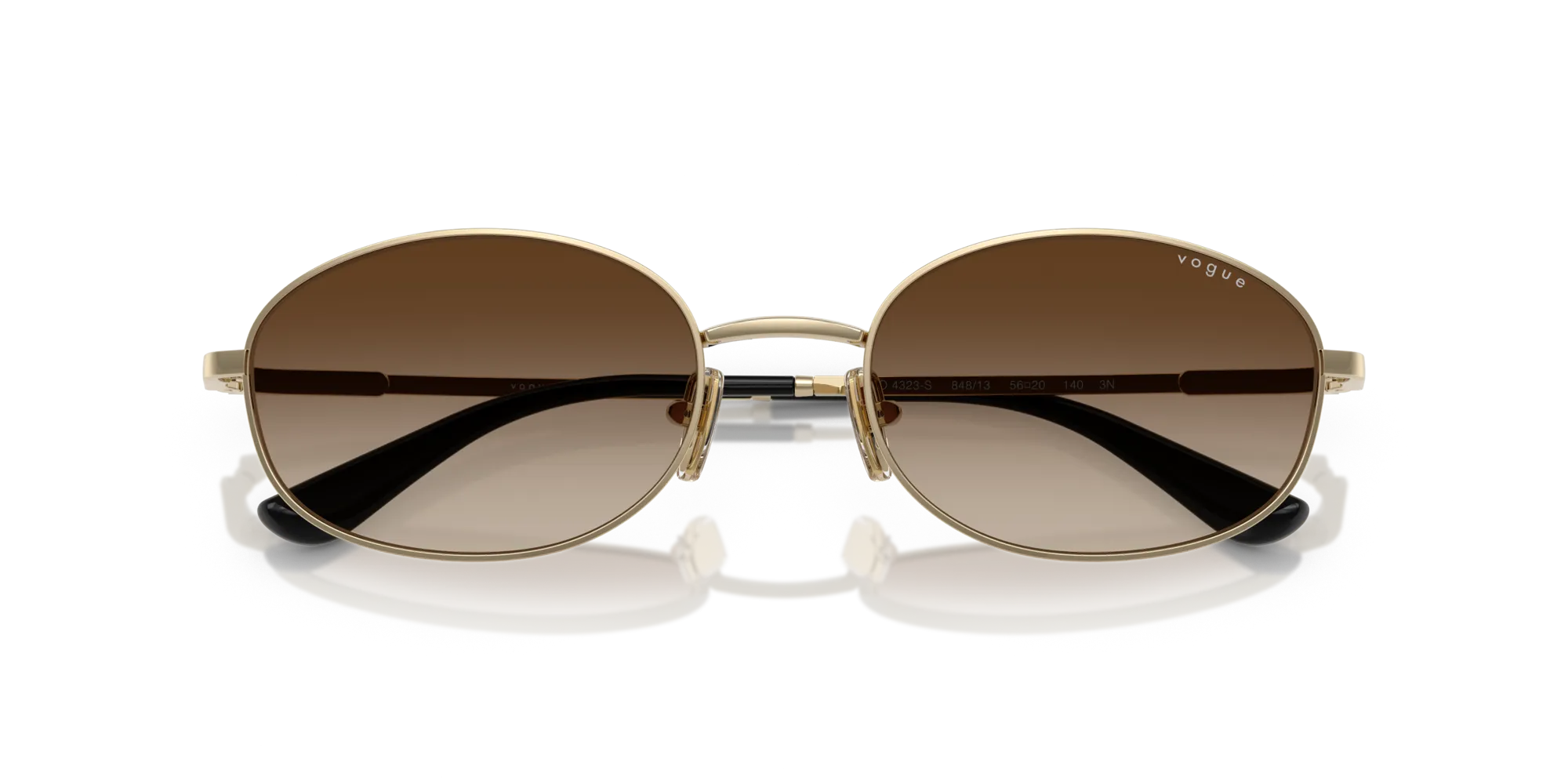 VOGUE EYEWEAR VO4323S 848/13 Occhiali da sole Metallo Oro Rotonda Normale - immagine 2