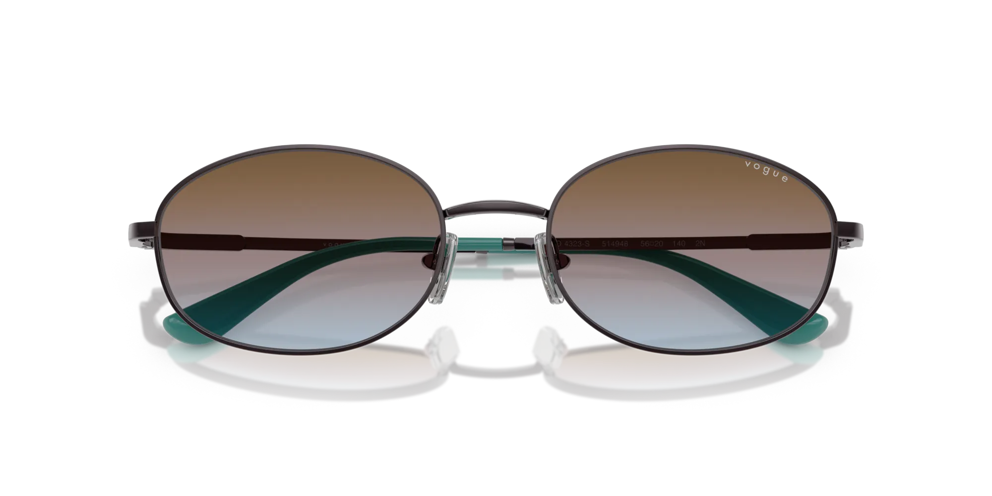 VOGUE EYEWEAR VO4323S 514948 Occhiali da sole Metallo Viola Rotonda Normale - immagine 2