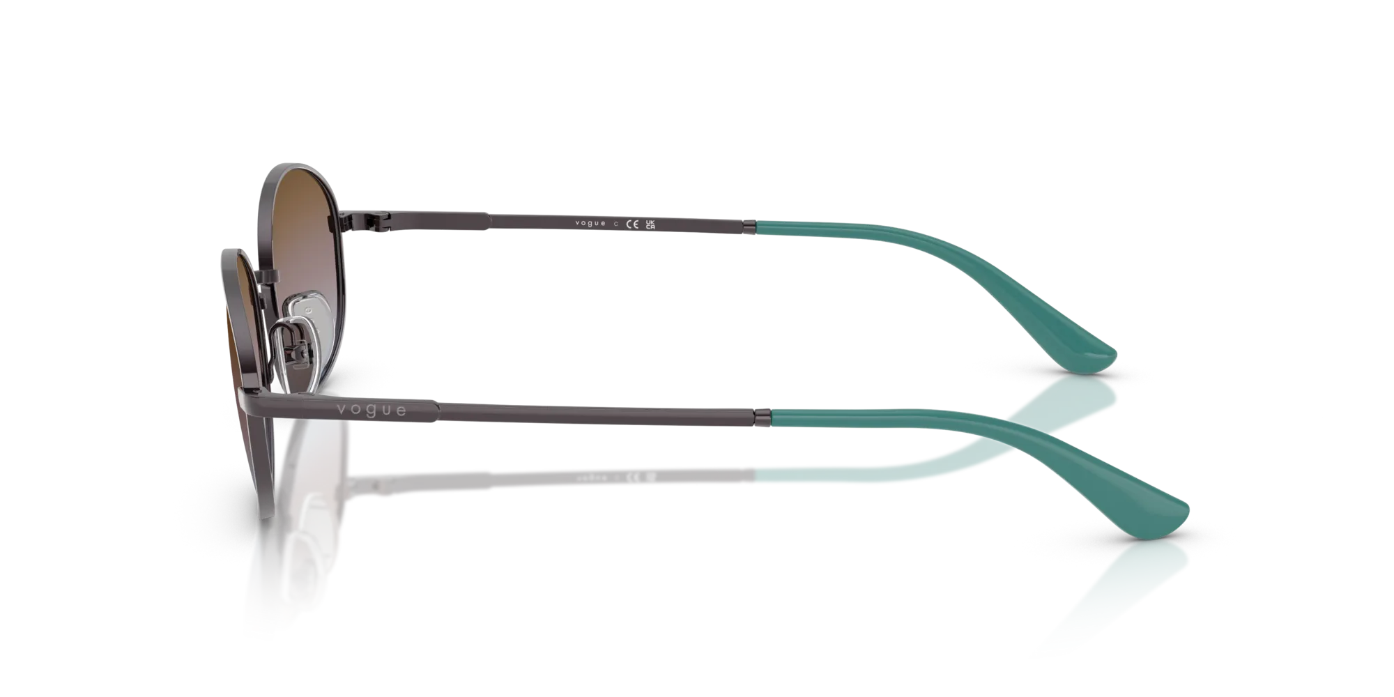 VOGUE EYEWEAR VO4323S 514948 Occhiali da sole Metallo Viola Rotonda Normale - immagine 4