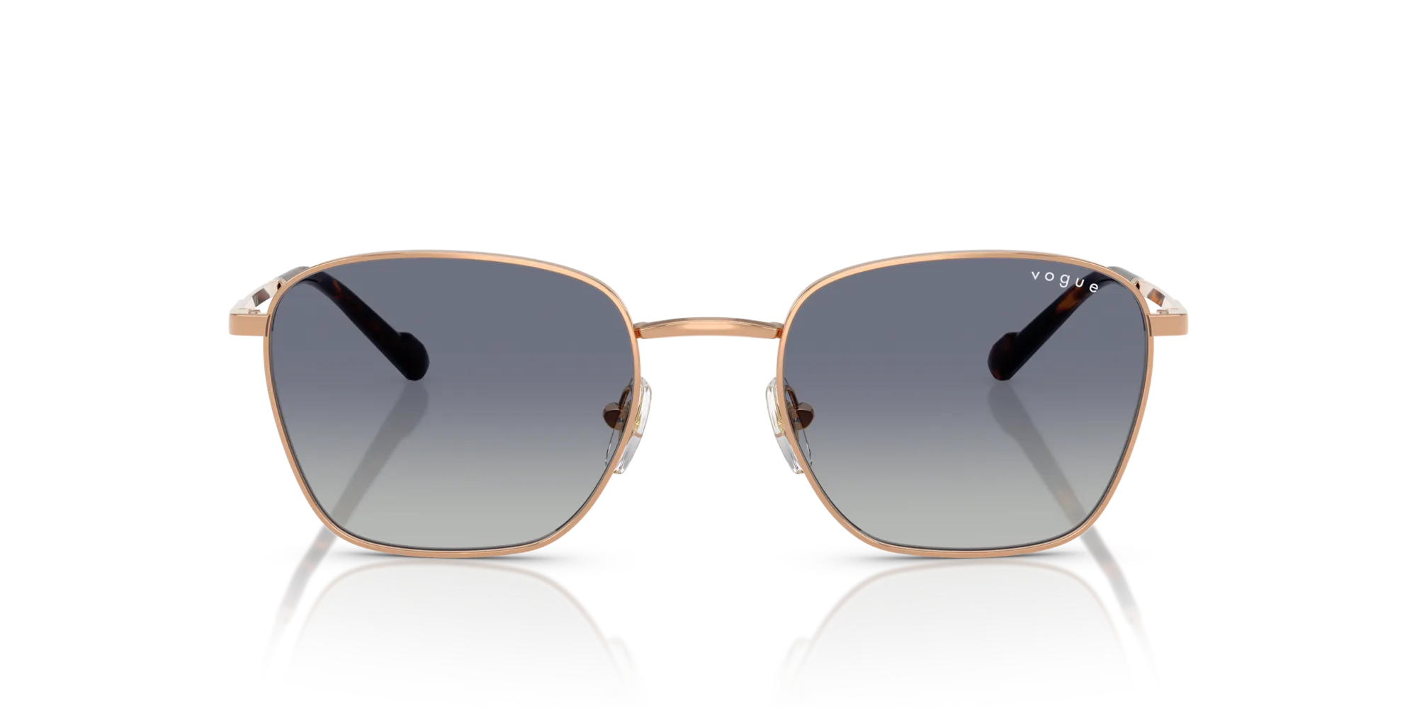 VOGUE EYEWEAR VO4322S 51524L Occhiali da sole Metallo Oro Pillow Normale Sfumato - immagine 3
