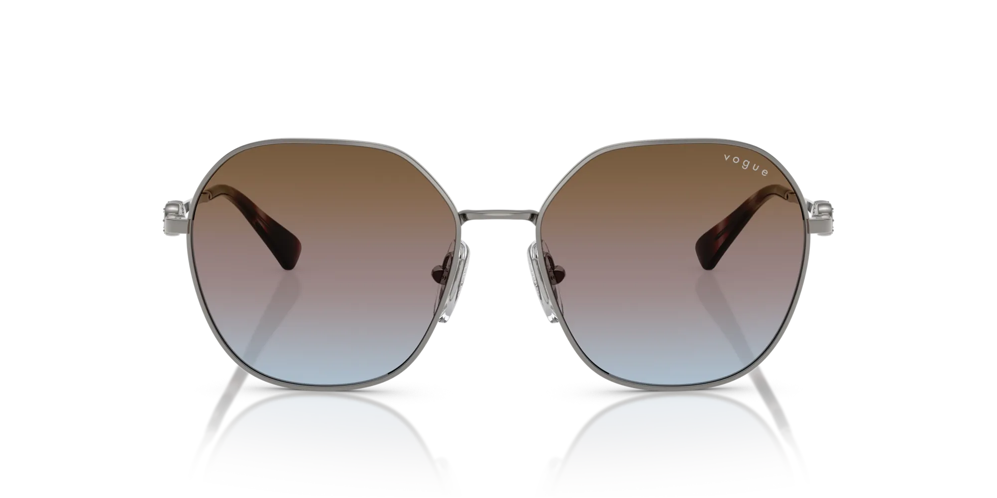 VOGUE EYEWEAR VO4318SB 548/48 Occhiali da sole Metallo Grigio Geometrica Normale - immagine 3