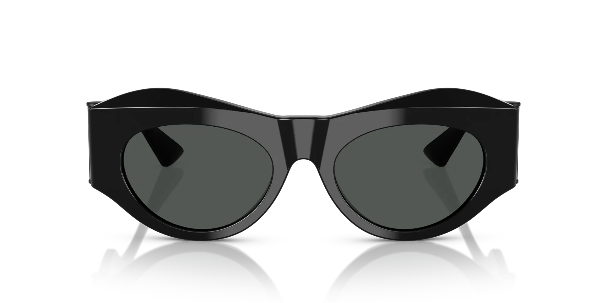 Versace VE4477U 536087 Occhiali da sole Acetato Nero Geometrica Normale - immagine 3