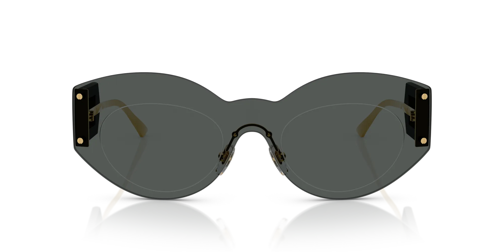 Versace VE2276 100287 Occhiali da sole Metallo Grigio Grigio Geometrica Normale - immagine 3