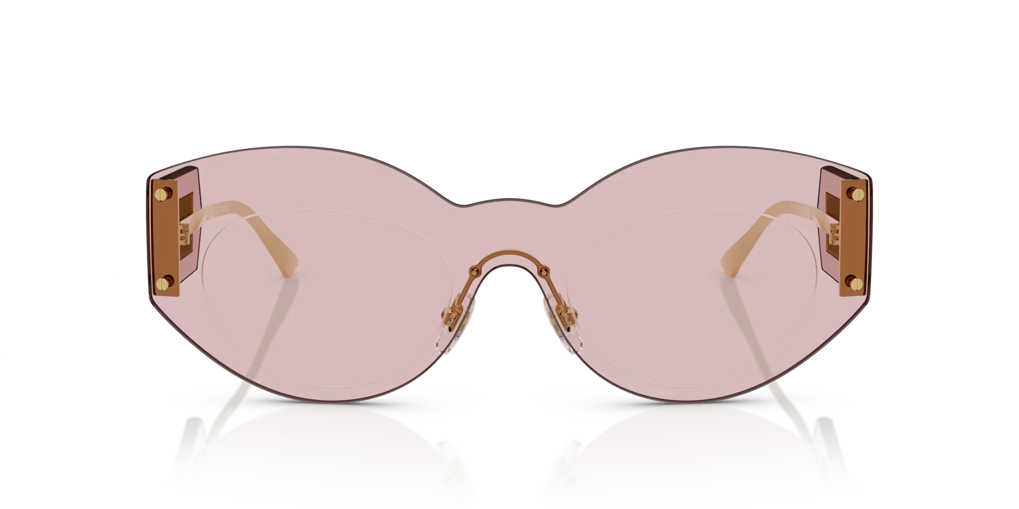 Versace VE2276 1002/5 Occhiali da sole Metallo Rosa Rosa Geometrica Normale - immagine 3