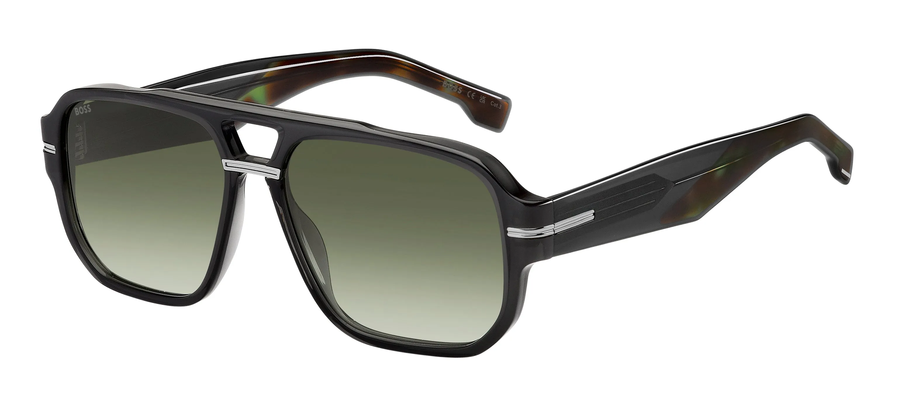 Hugo Boss Hugo Boss BOSS 1718/S KB7/8Z Occhiali da sole Verde Antiriflesso - immagine 2