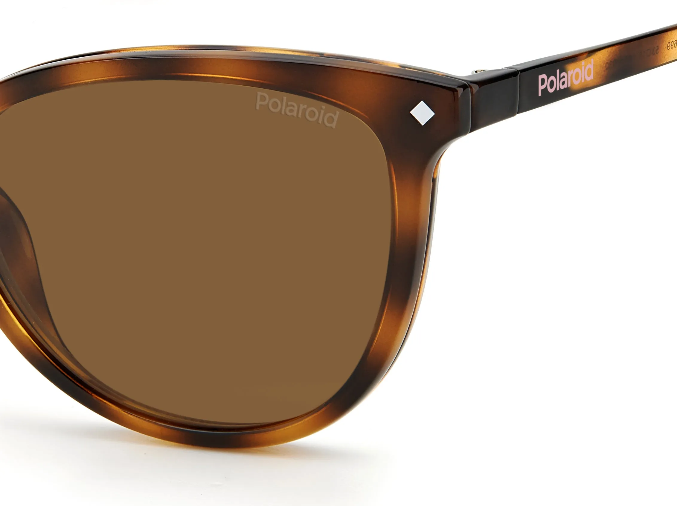 Polaroid PLD 6138/CS 086/SP Occhiali da sole Plastica Havana Marrone Cat Eye Clip-on - immagine 4