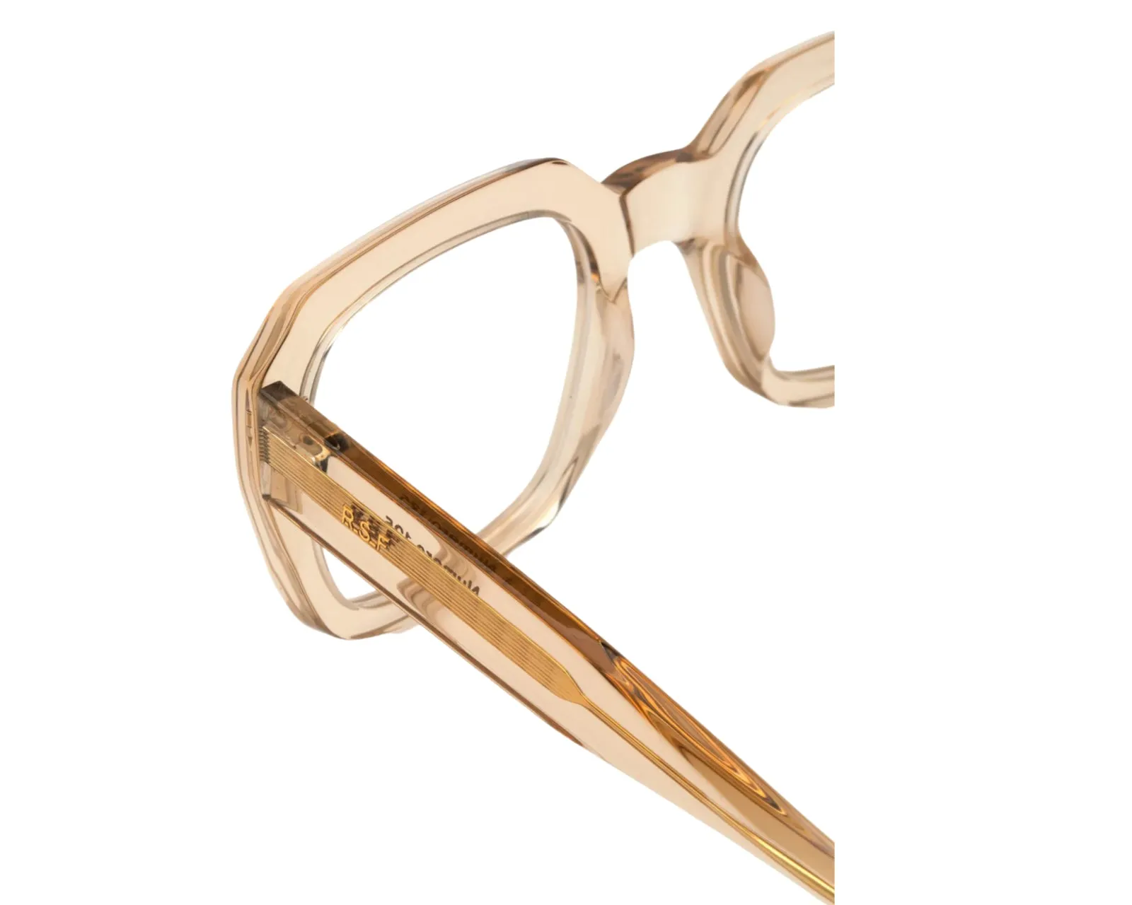 Retrosuperfuture ET4 NUMERO 125 CREAM Montature da vista Acetato Beige Squadrata - immagine 3