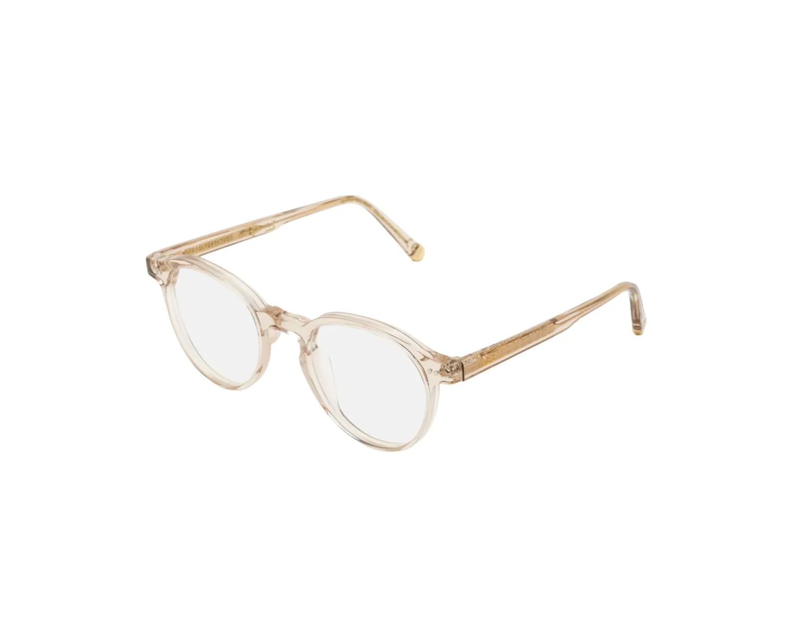 Retrosuperfuture QM4 The Warhol Optical Resin Montature da vista Acetato Beige Rotonda - immagine 1