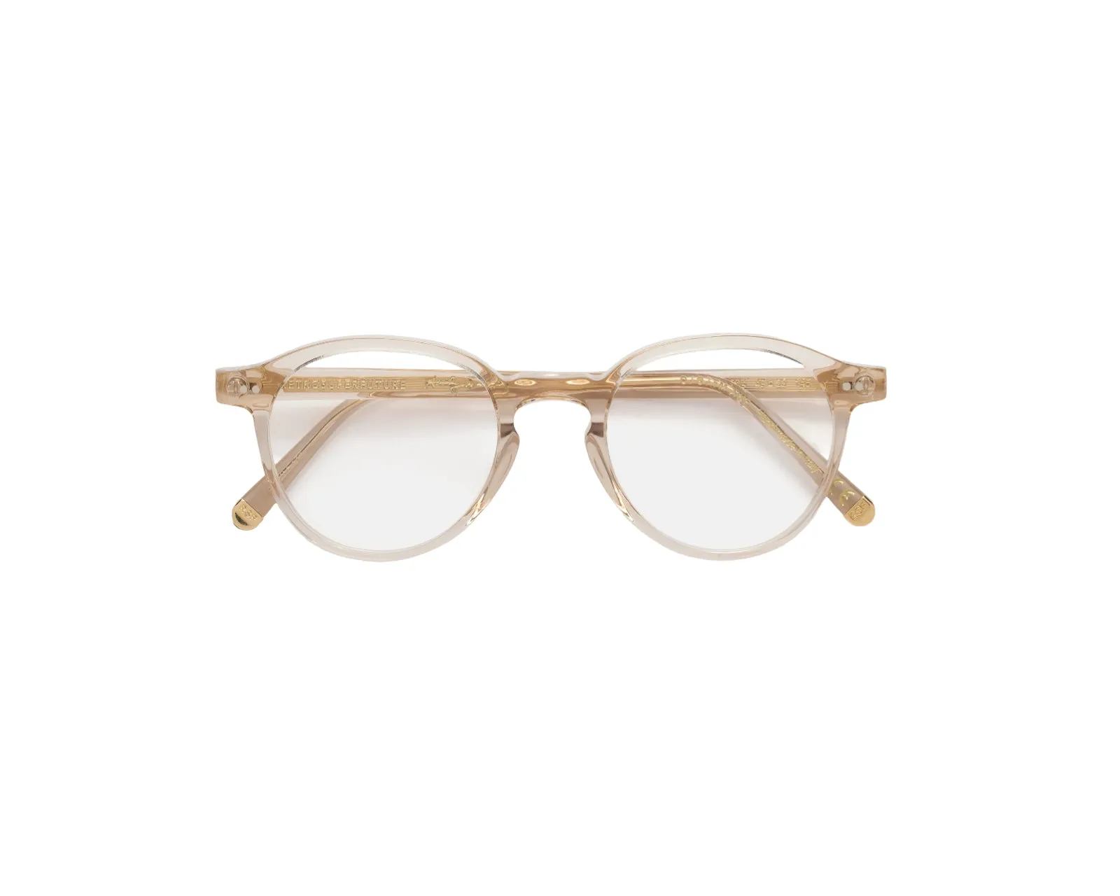 Retrosuperfuture QM4 The Warhol Optical Resin Montature da vista Acetato Beige Rotonda - immagine 2