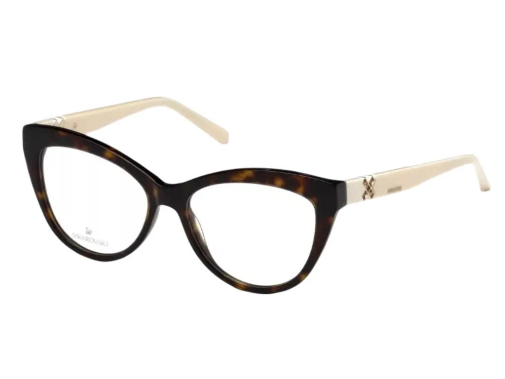 Swarovski SK5226 052 Montature da vista outlet Acetato Havana Cat Eye - immagine 1