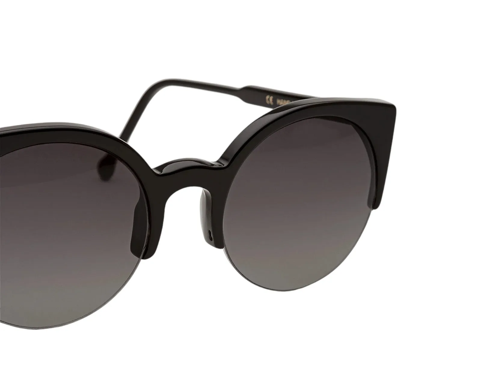 Retrosuperfuture PHV LUCIA BLACK Occhiali da sole Acetato Nero Bordeaux Squadrata Normale - immagine 3