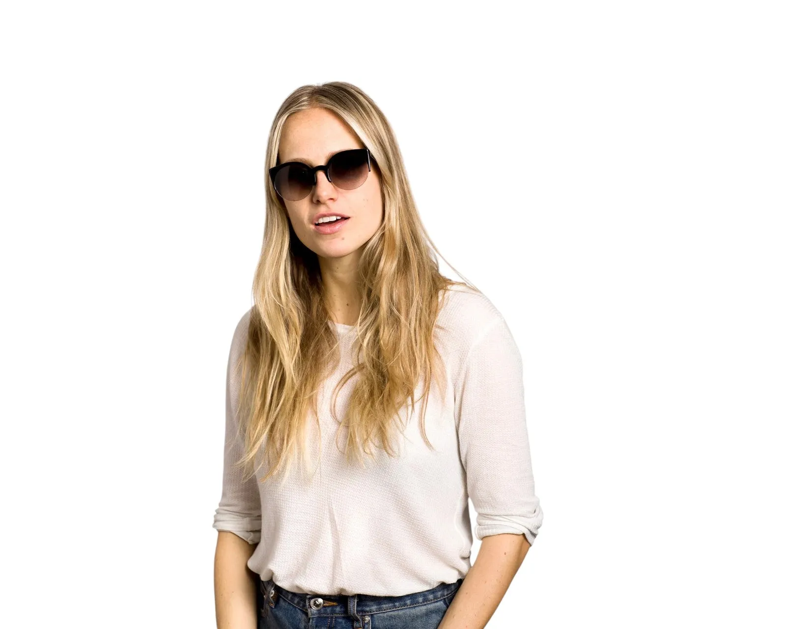 Retrosuperfuture PHV LUCIA BLACK Occhiali da sole Acetato Nero Bordeaux Squadrata Normale - immagine 4