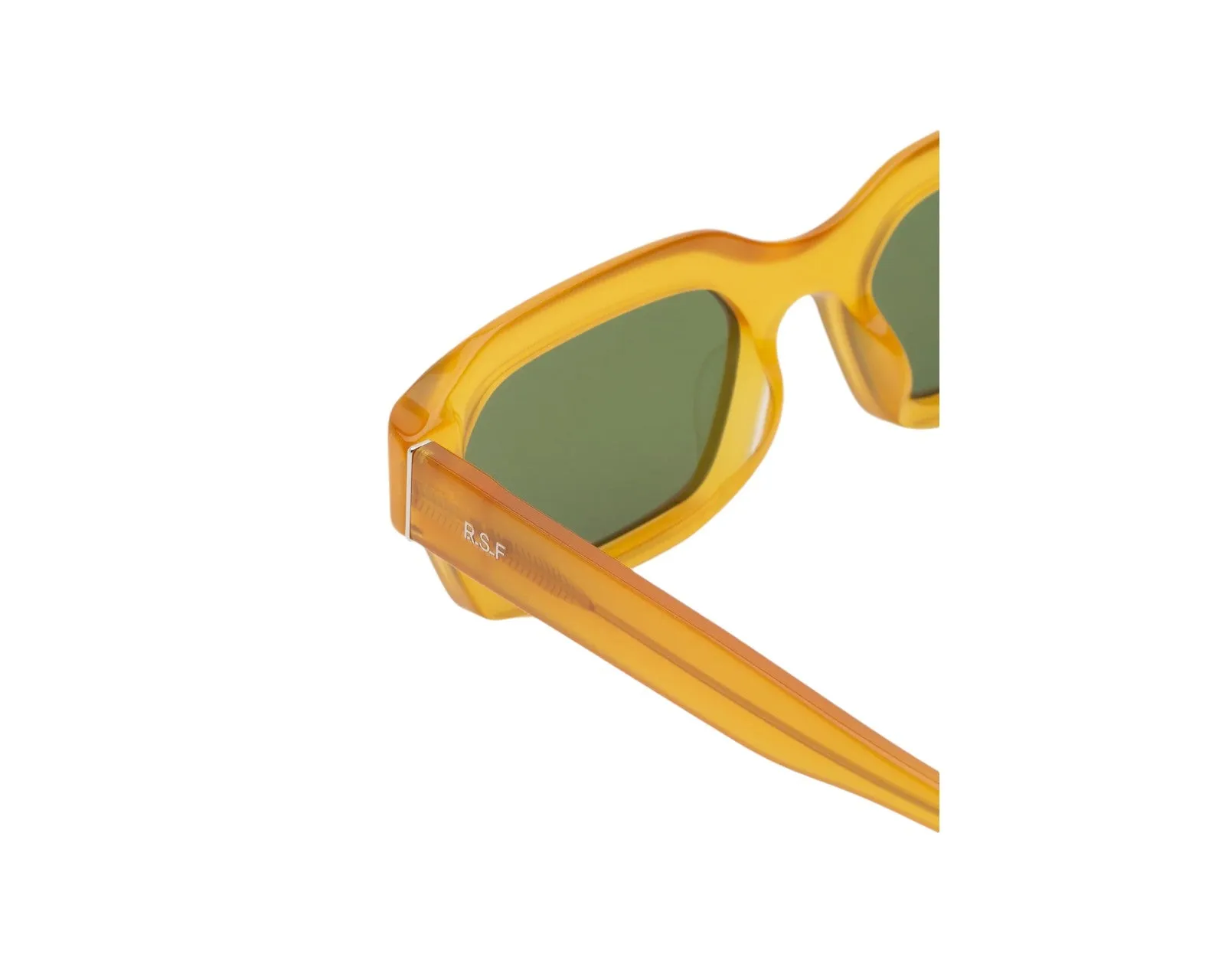 Retrosuperfuture VF0 BOLETUS SERENO Occhiali da sole Acetato Giallo Squadrata Normale - immagine 3