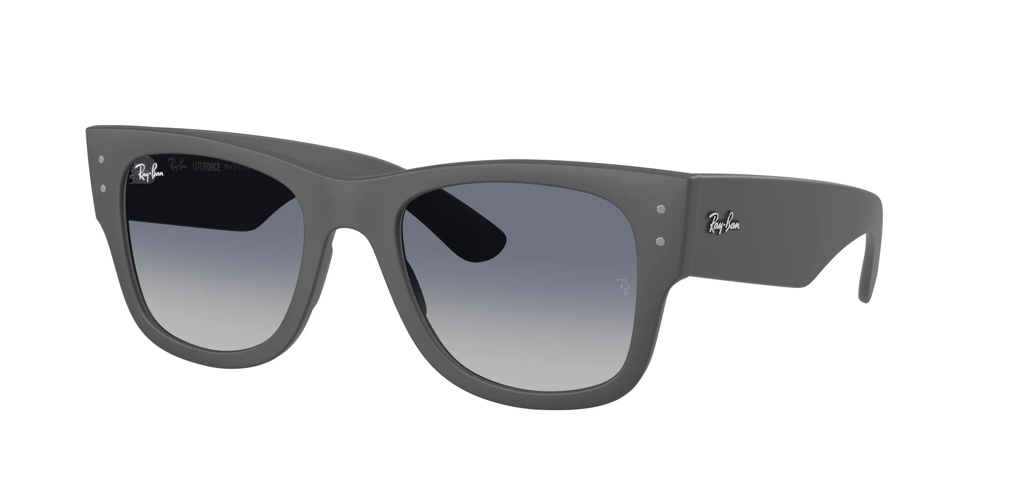 Ray - Ban RB4840S 60174L Occhiali da sole Peek Grigio Squadrata Normale Sfumato - immagine 1