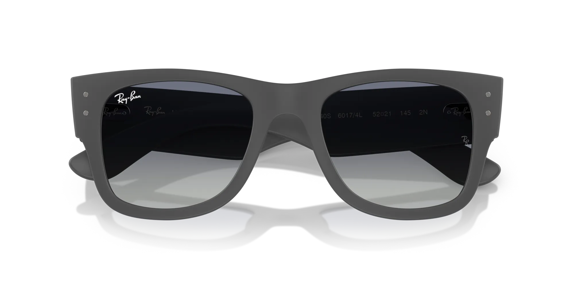 Ray - Ban RB4840S 60174L Occhiali da sole Peek Grigio Squadrata Normale Sfumato - immagine 2