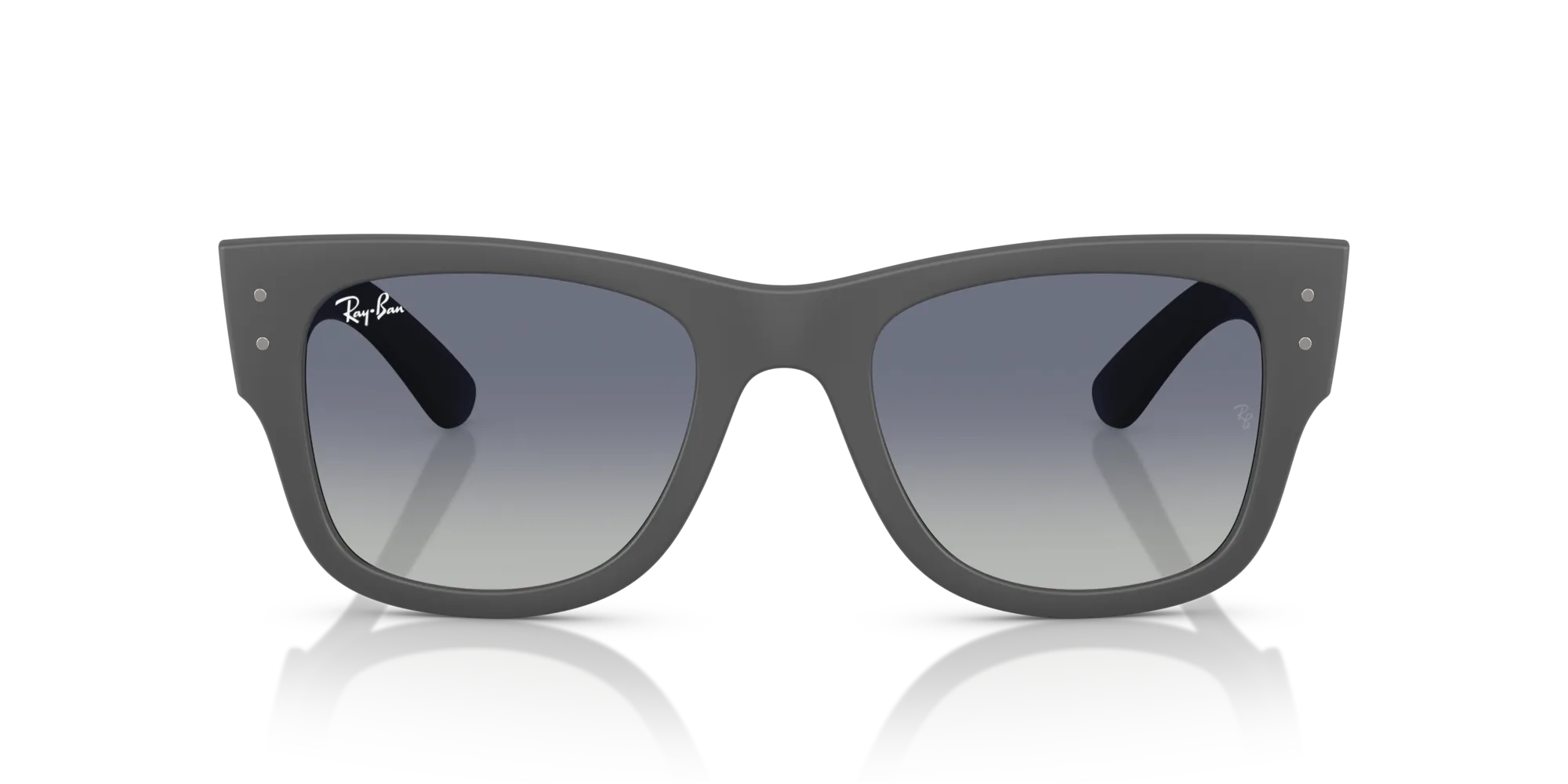 Ray - Ban RB4840S 60174L Occhiali da sole Peek Grigio Squadrata Normale Sfumato - immagine 3
