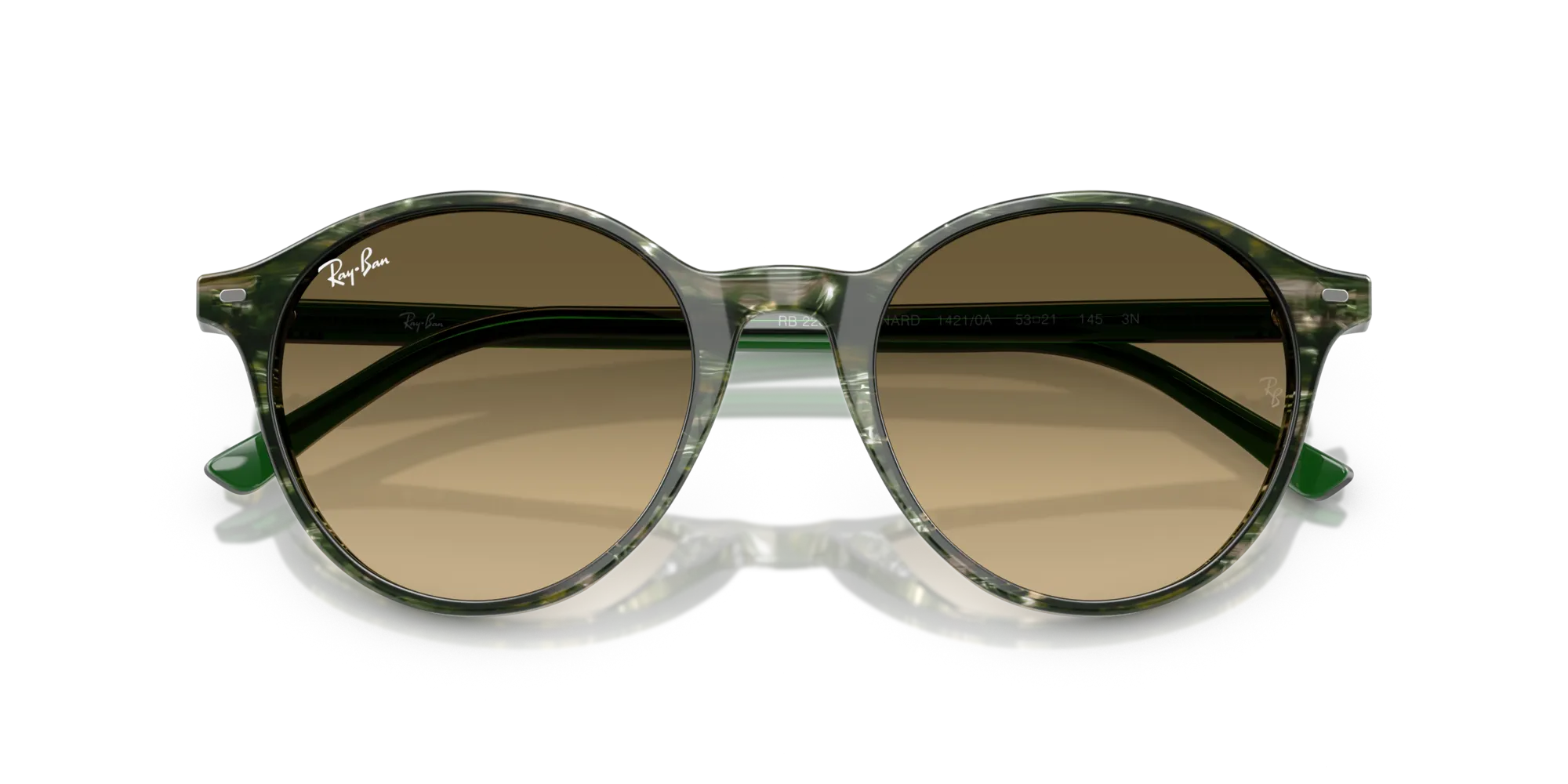 Ray - Ban RB2230 BERNARD 14210A Occhiali da sole Acetato Multi-colore Marrone Pantos Normale - immagine 2