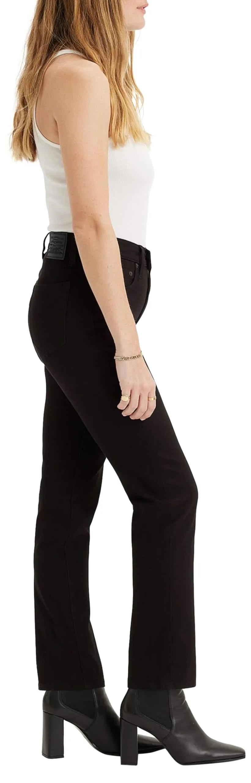 Levi's 724 High Rise Straight, Jeans Donna, Night Is Black, 26W / 28L - immagine 6