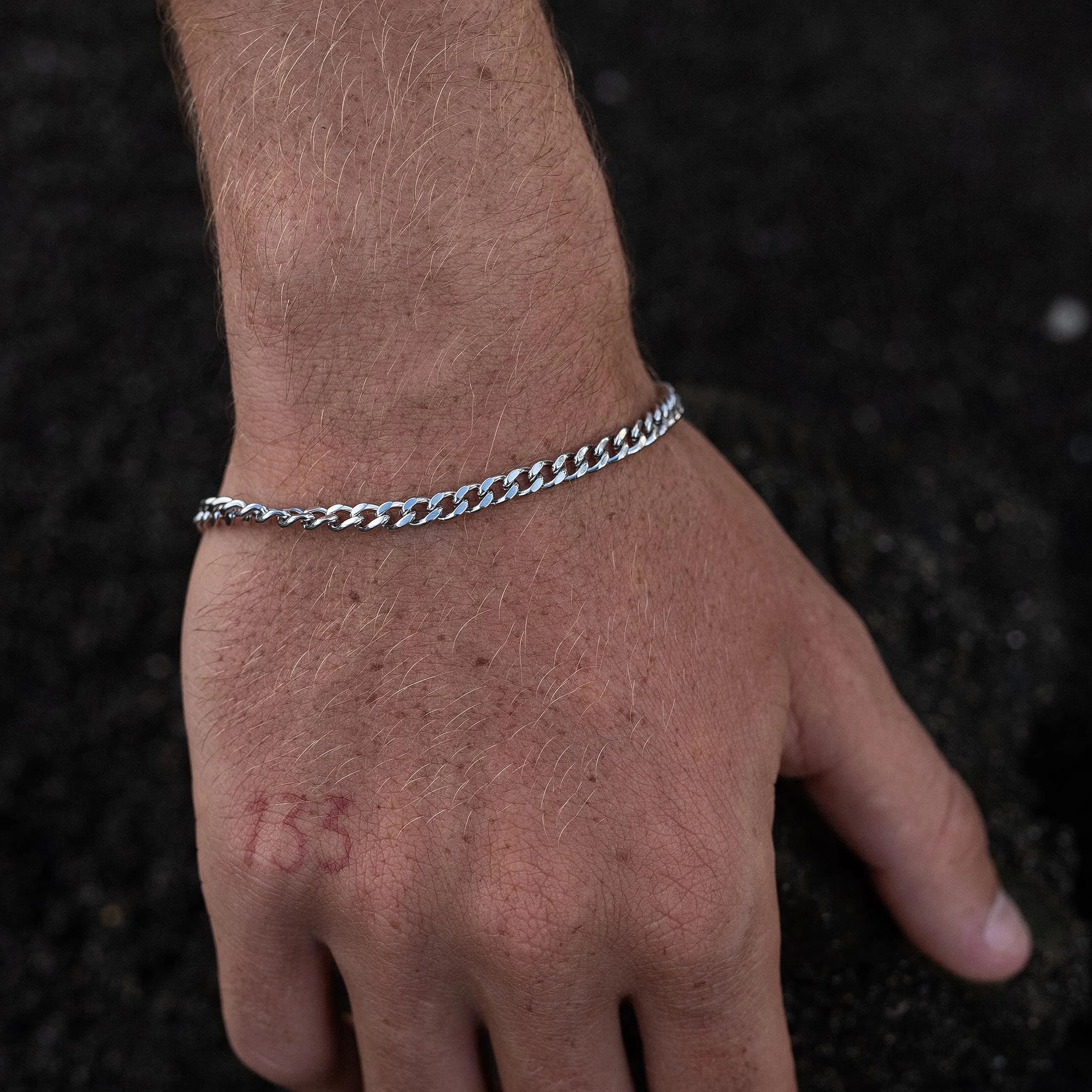 Made by Nami Braccialetto Uomo Acciaio Inossidabile 4mm - Elegante in 4 Misure - immagine 5