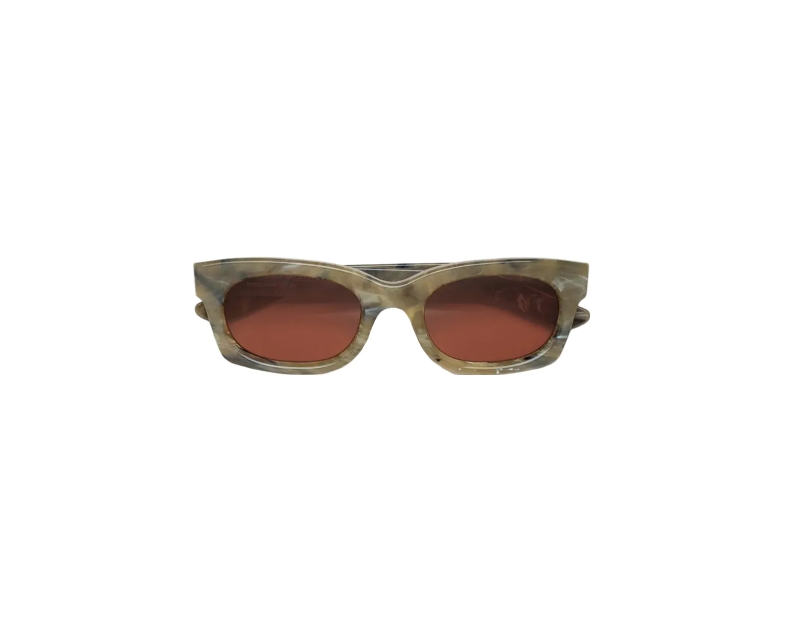 Retrosuperfuture ON5 AMBOS ROCCIA Occhiali da sole Acetato Verde Marrone Squadrata Normale - immagine 2