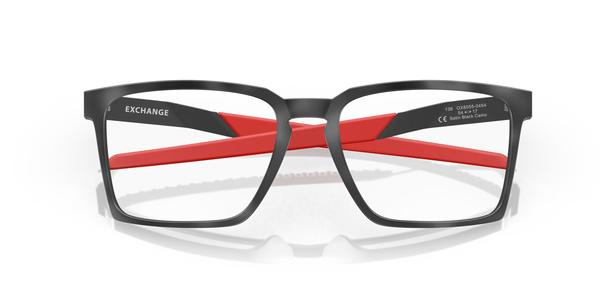 Oakley OX8055 EXCHANGE 805504 Montature da vista Plastica Nero-opaco Squadrata - immagine 2