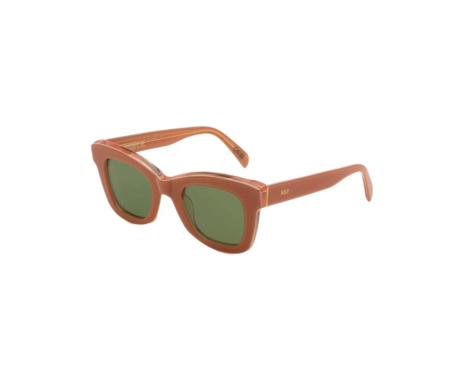 Retrosuperfuture CXY ALTURA PALE PINK Occhiali da sole Acetato Rosa Verde Squadrata Normale - immagine 1