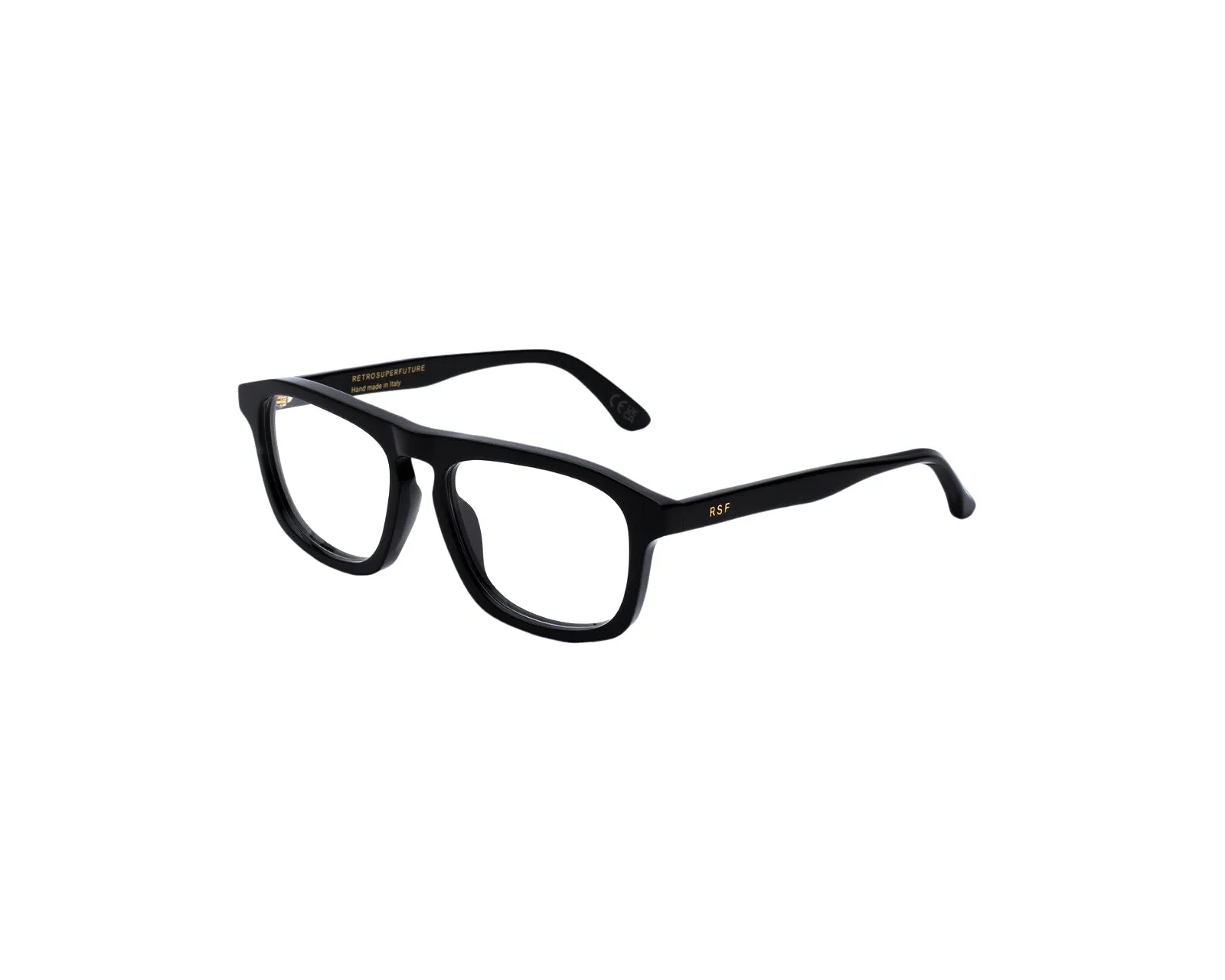 Retrosuperfuture TJ9 NUMERO 123 BLACK Montature da vista Acetato Nero Squadrata - immagine 1