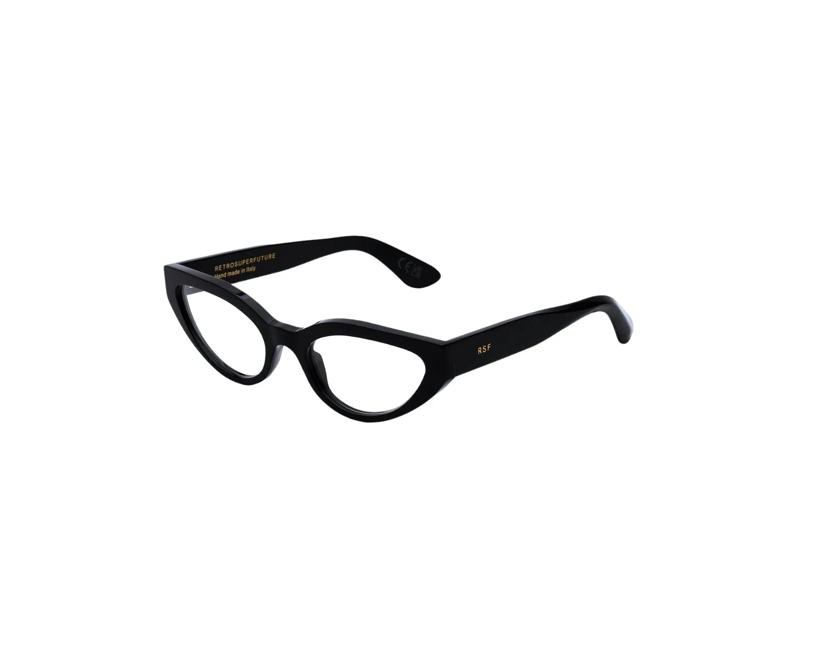 Retrosuperfuture JGM NUMERO 124 BLACK Montature da vista Acetato Nero Cat Eye - immagine 1