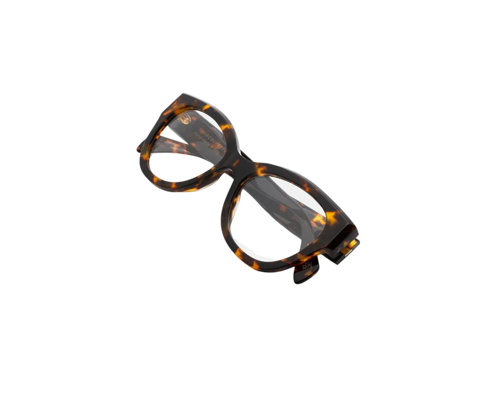 Retrosuperfuture W4H NUMERO 126 BURNT HAVANA Montature da vista Acetato Havana Squadrata - immagine 2