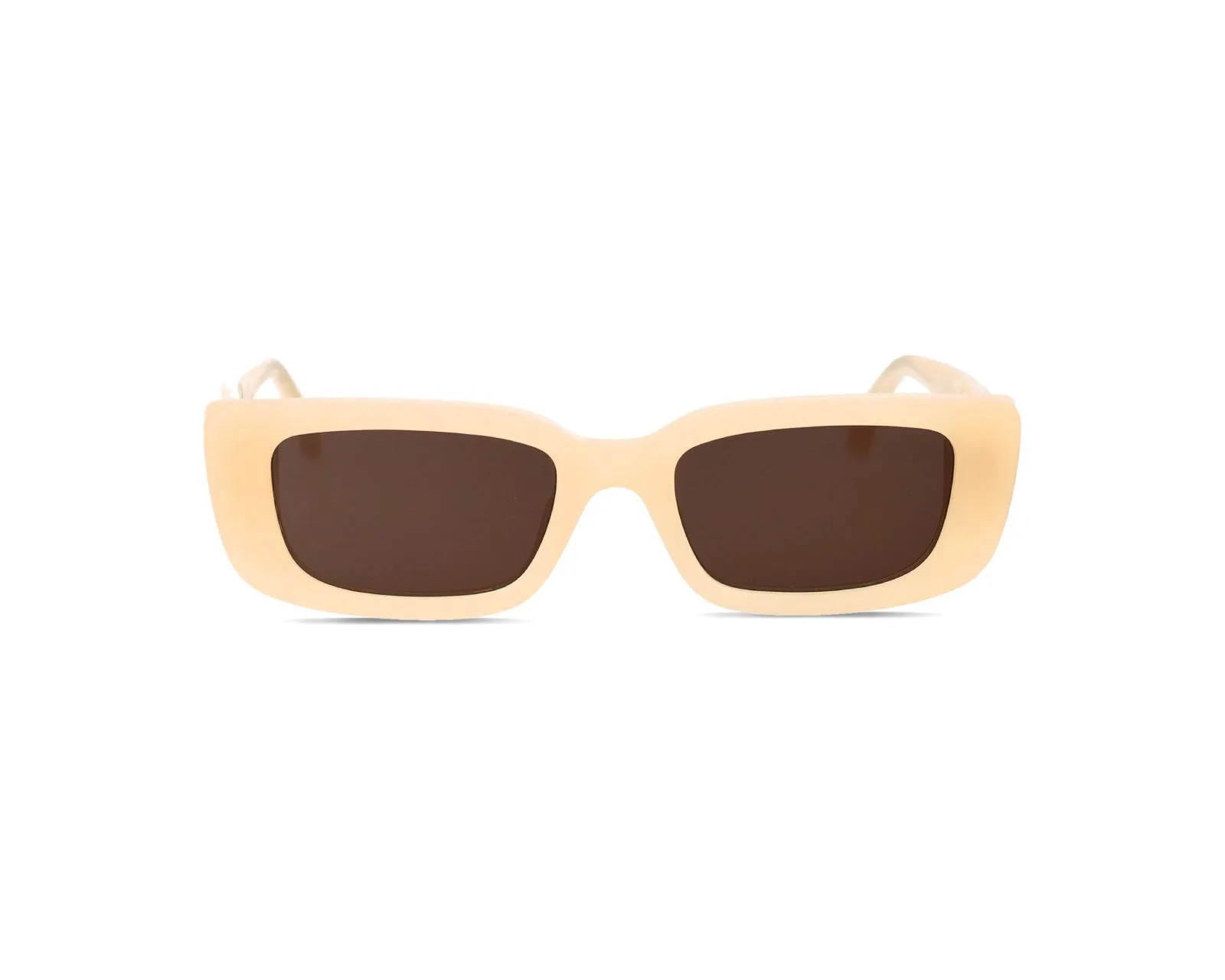 PALM ANGELS Unisex PERI056 Yosemite 1764 sand Occhiali da sole outlet Acetato Beige Marrone Squadrata Normale - immagine 2
