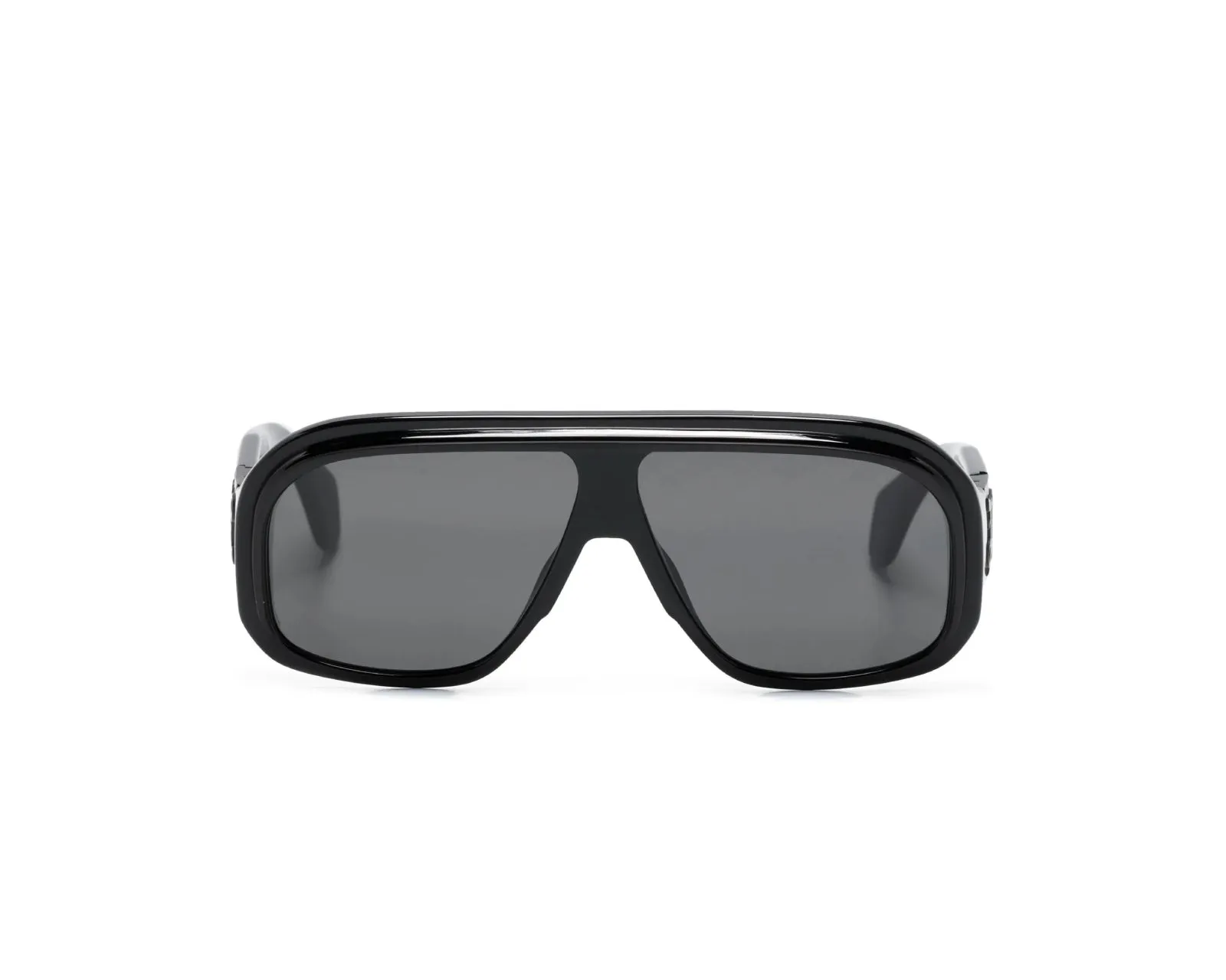 PALM ANGELS Unisex PERI063 Reedley 1207 black b Occhiali da sole outlet Acetato Nero Grigio Pilot Normale - immagine 2