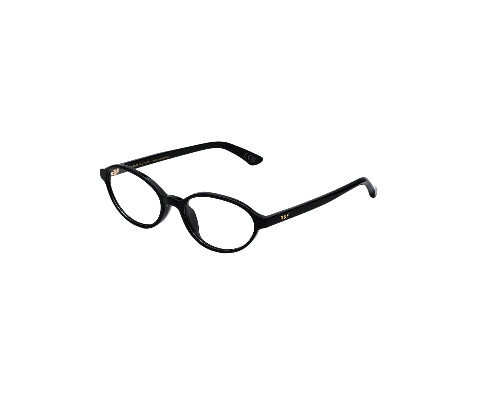 Retrosuperfuture RZ7 NUMERO 04 BLACK Montature da vista Acetato Nero Rotonda - immagine 1