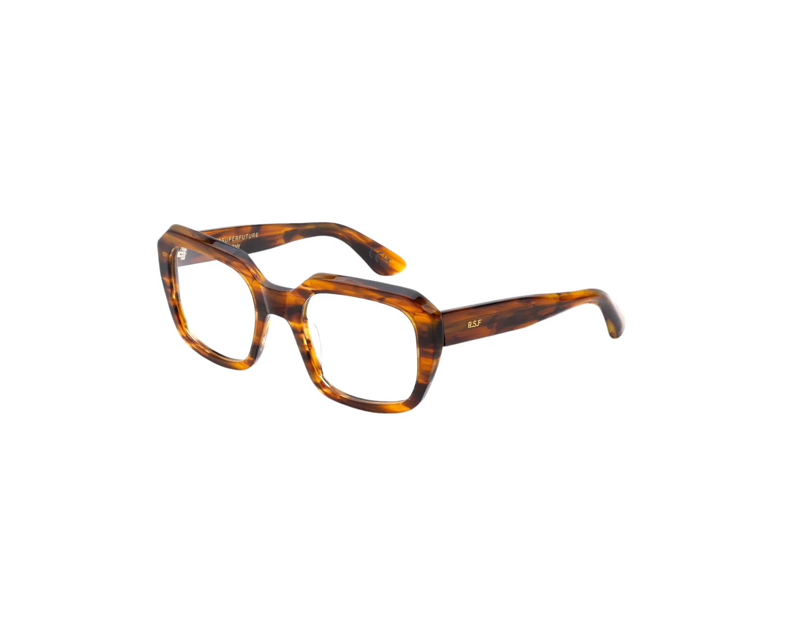Retrosuperfuture 3BM NUMERO 125 TANGERI Montature da vista Acetato Havana Squadrata - immagine 1