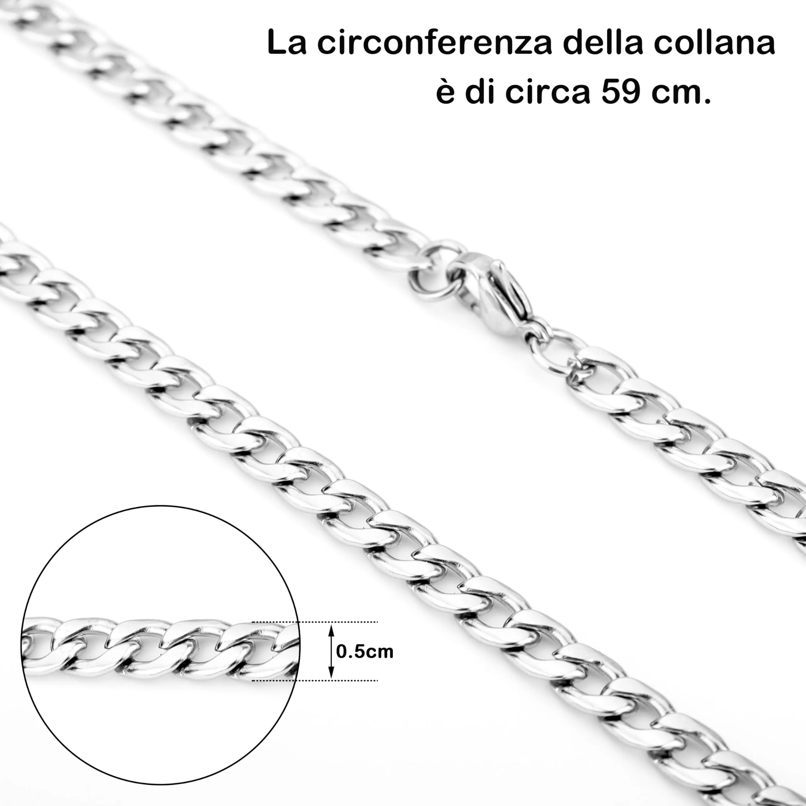 Merclix Idee Regalo San Valentino Per Lui Set Bracciale E Collana Regalo Uomo Compleanno Regali Per Lui Natale Fidanzato Anniversario - immagine 4