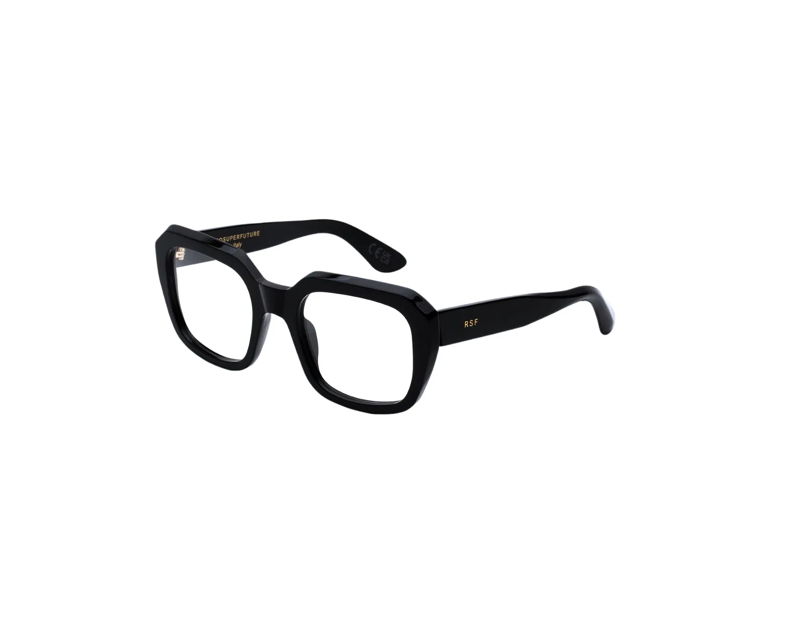 Retrosuperfuture TND NUMERO 125 BLACK Montature da vista Acetato Nero Squadrata - immagine 1