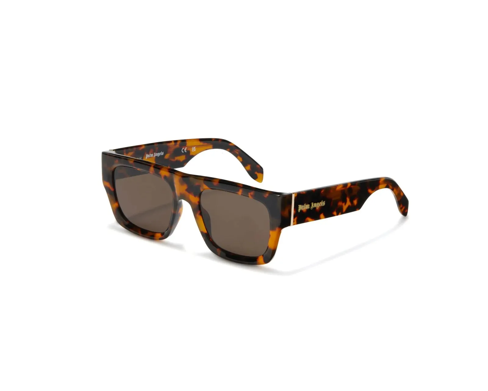 PALM ANGELS Unisex PERI049 Pixley 6064 havana Occhiali da sole outlet Acetato Havana Marrone Squadrata Normale - immagine 1