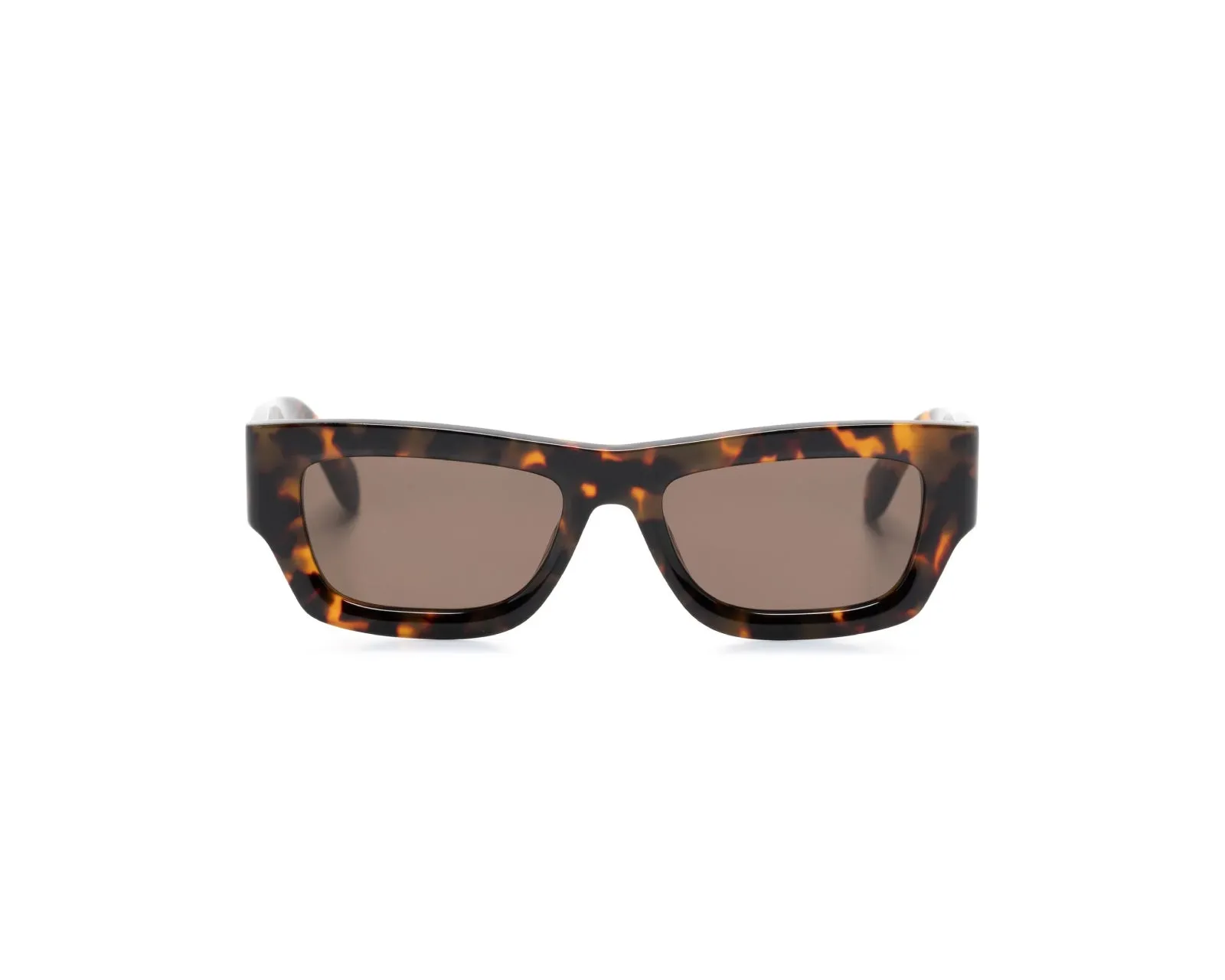 PALM ANGELS Unisex PERI048 Auberry 6064 havana Occhiali da sole outlet Acetato Havana Marrone Squadrata Normale - immagine 2