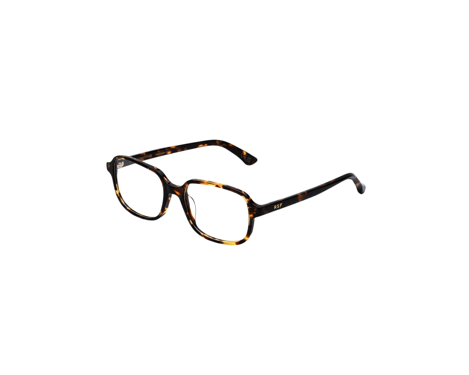 Retrosuperfuture 55L NUMERO 05 BURNT HAVANA Montature da vista Acetato Havana Squadrata - immagine 1
