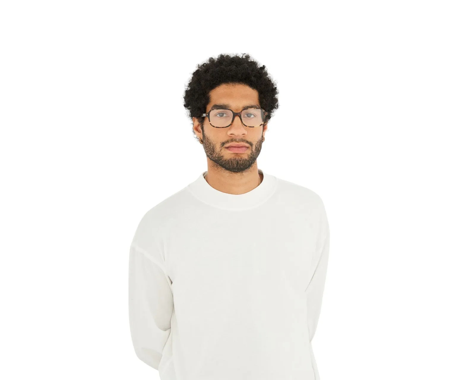 Retrosuperfuture 55L NUMERO 05 BURNT HAVANA Montature da vista Acetato Havana Squadrata - immagine 4