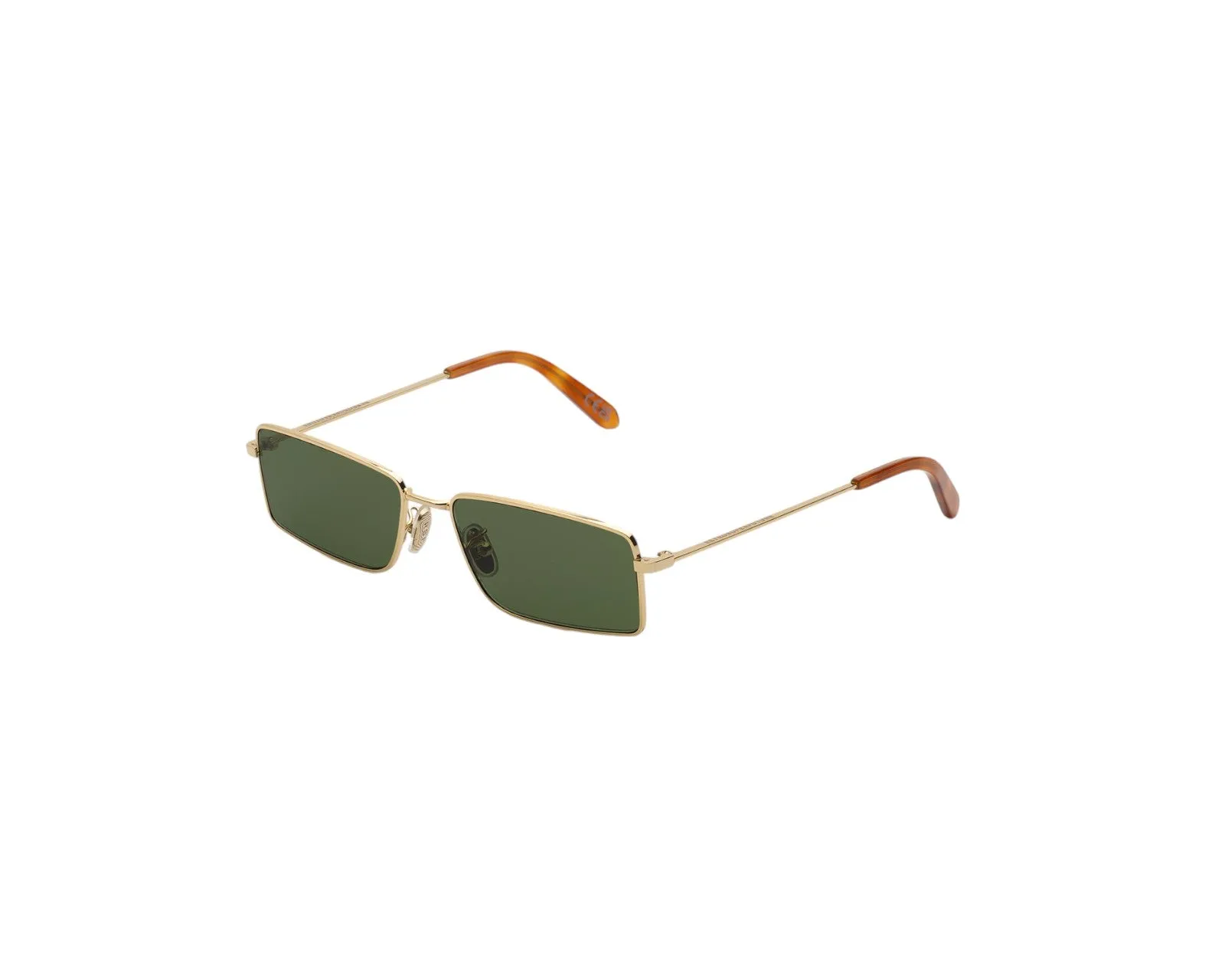 Retrosuperfuture R0T CHOPPER LIGHT HAVANA Occhiali da sole Metallo Oro Verde Squadrata Normale - immagine 1
