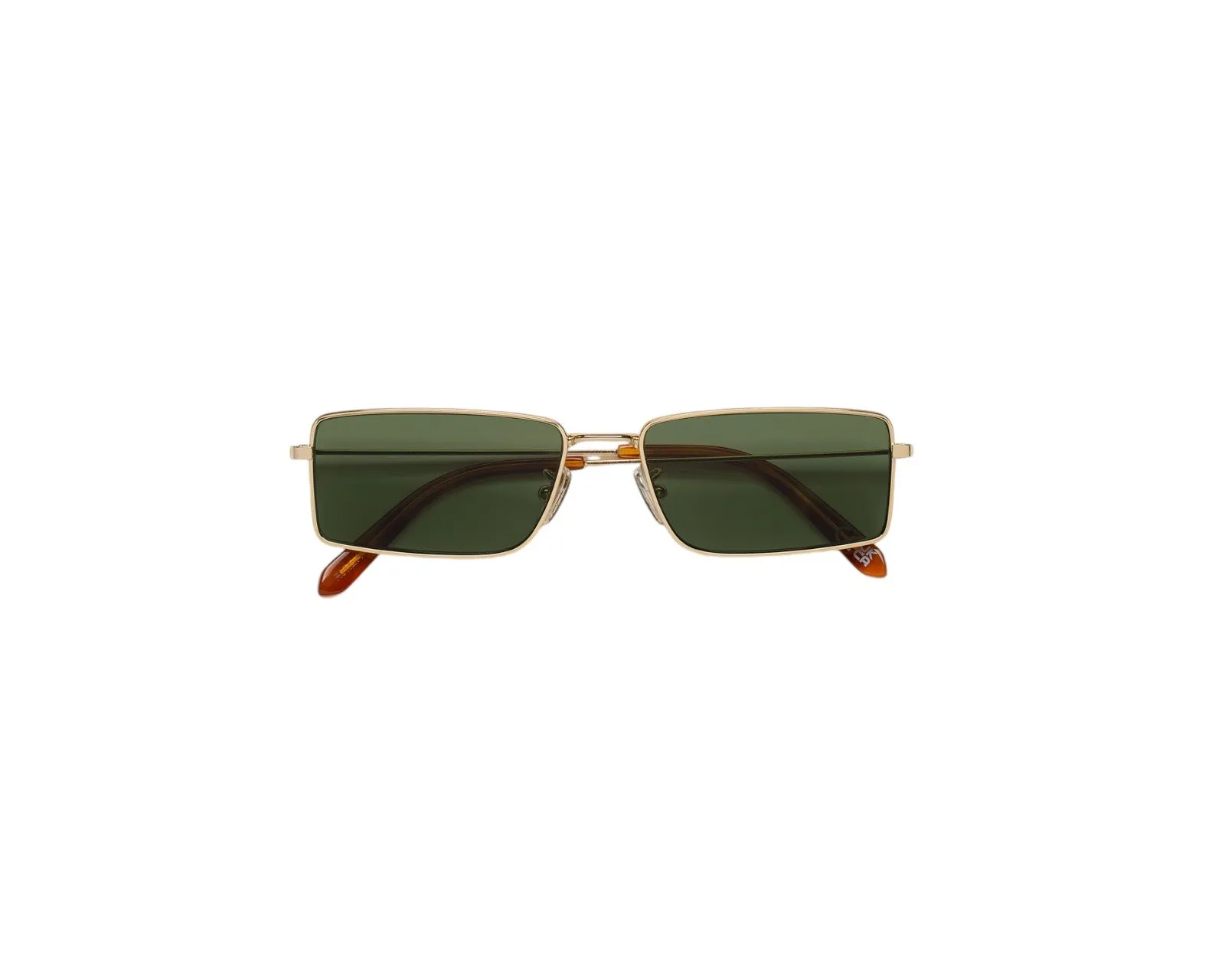 Retrosuperfuture R0T CHOPPER LIGHT HAVANA Occhiali da sole Metallo Oro Verde Squadrata Normale - immagine 2