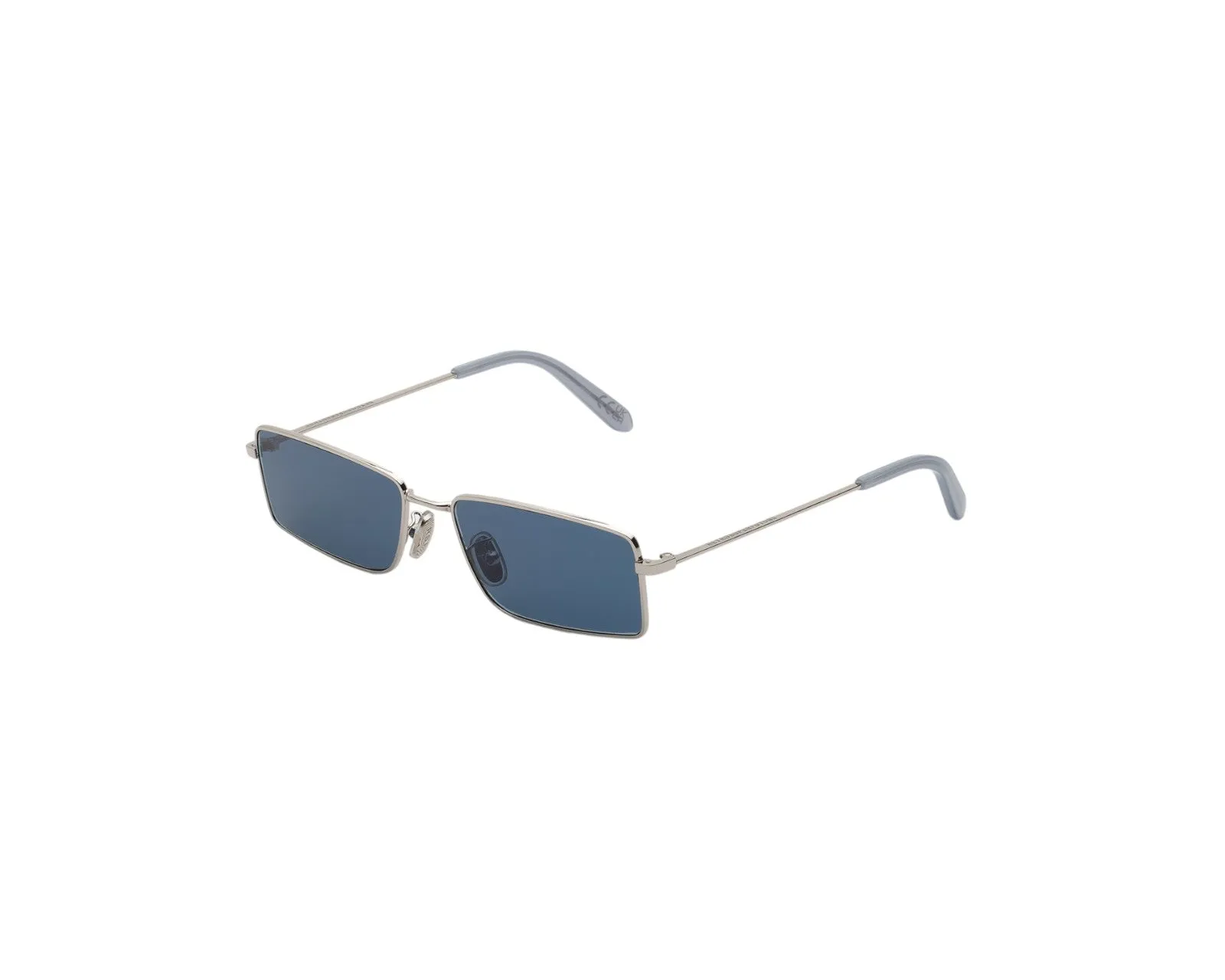 Retrosuperfuture 9K0 CHOPPER LIGHT BLUE Occhiali da sole Metallo Argento Blu Squadrata Normale - immagine 1