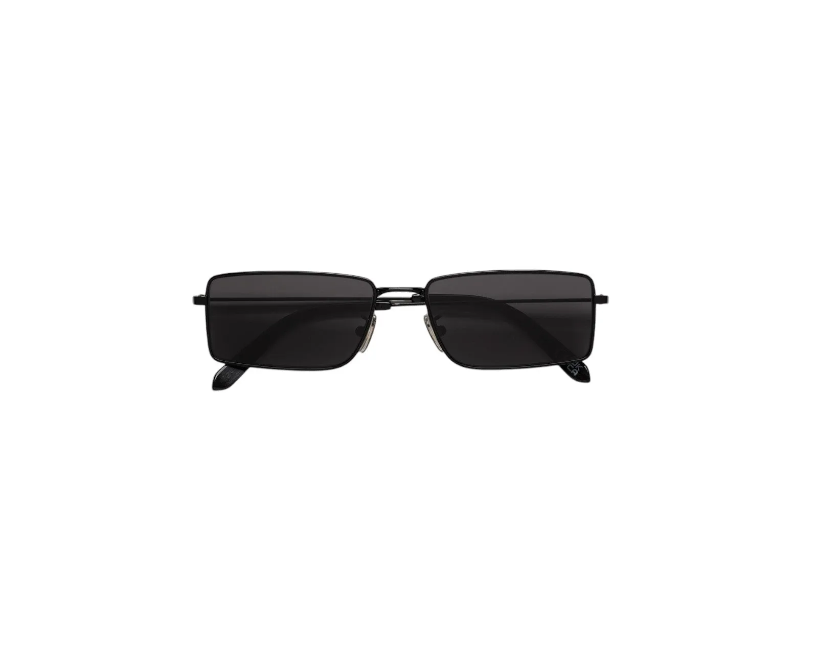 Retrosuperfuture PGX CHOPPER FIAMMATO Occhiali da sole Metallo Nero Nero Squadrata Normale - immagine 3