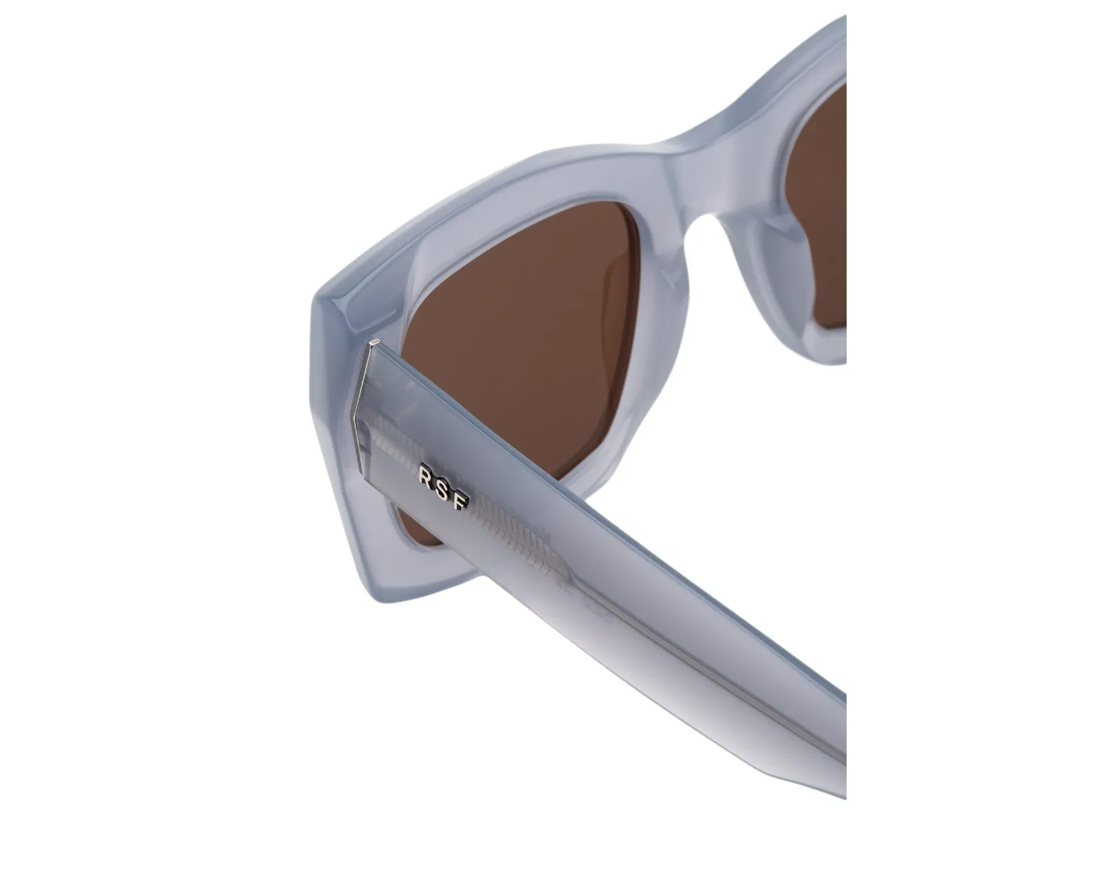 Retrosuperfuture 5Z2 KOMORI LIGHT BLUE Occhiali da sole Acetato Blu Marrone Squadrata Normale - immagine 3