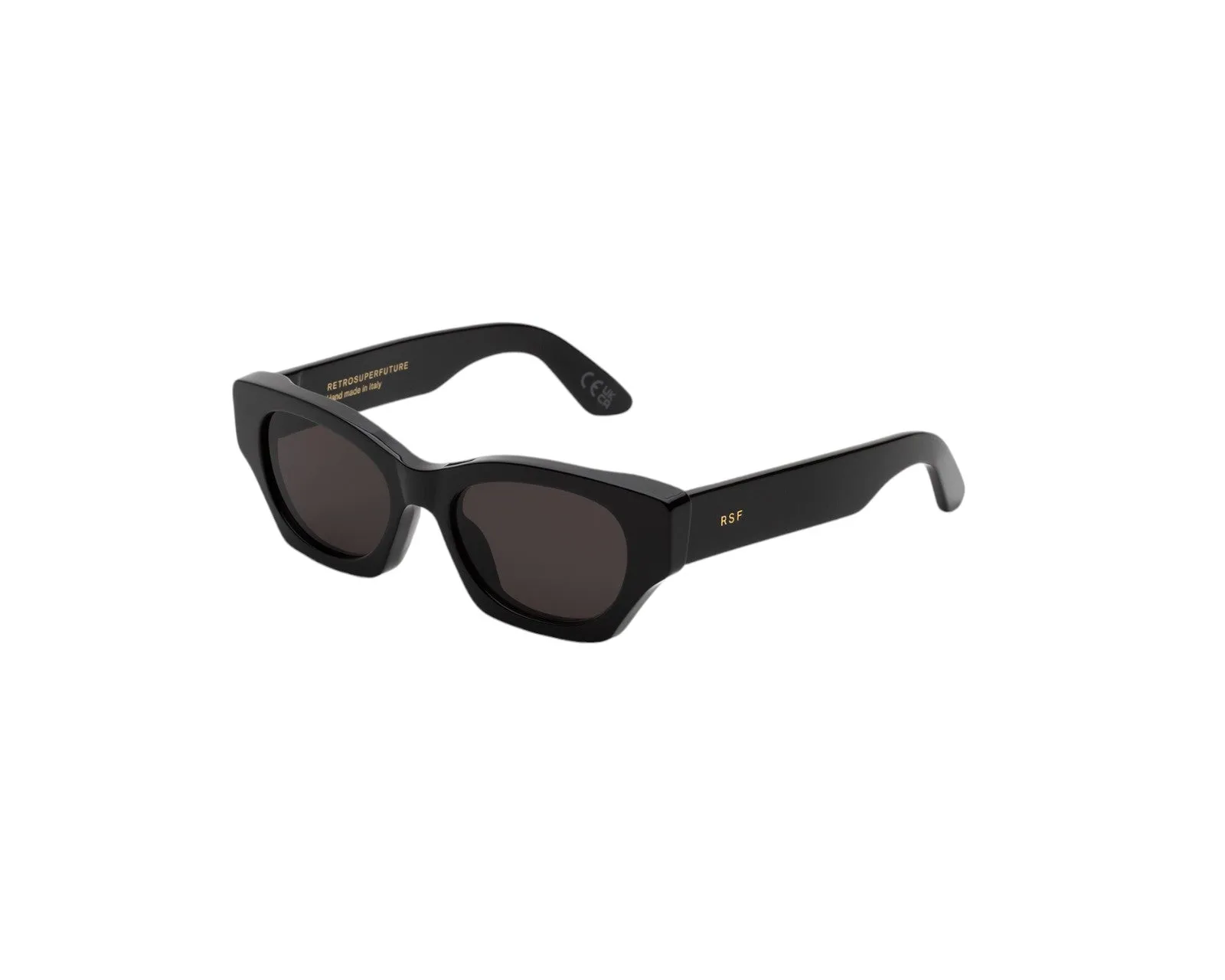 Retrosuperfuture UXS TONO BLACK Occhiali da sole Acetato Nero Grigio Cat Eye Normale - immagine 1
