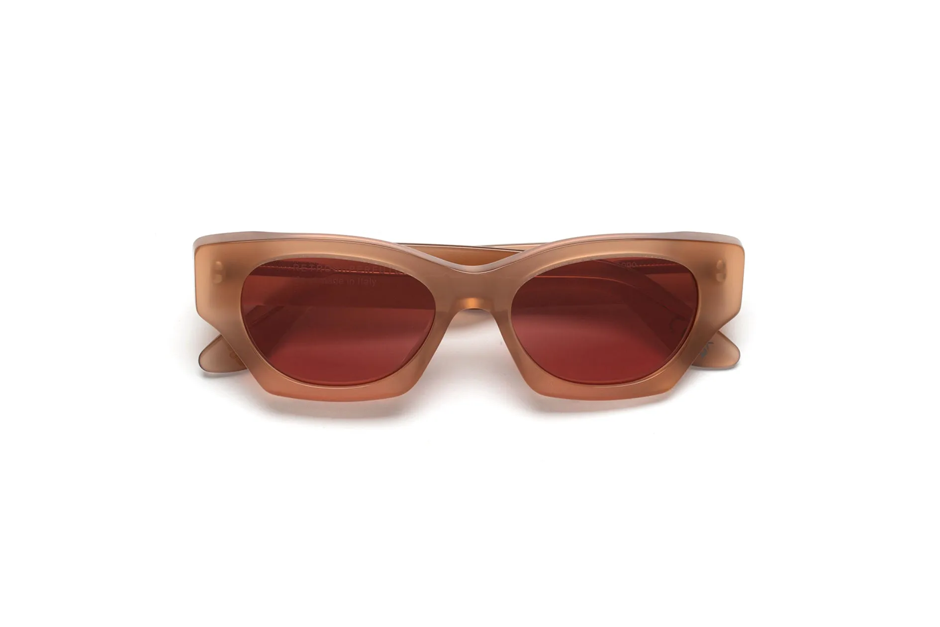Retrosuperfuture OV0 TONO LIGHT BROWN Occhiali da sole Acetato Marrone Bordeaux Cat Eye Normale - immagine 2