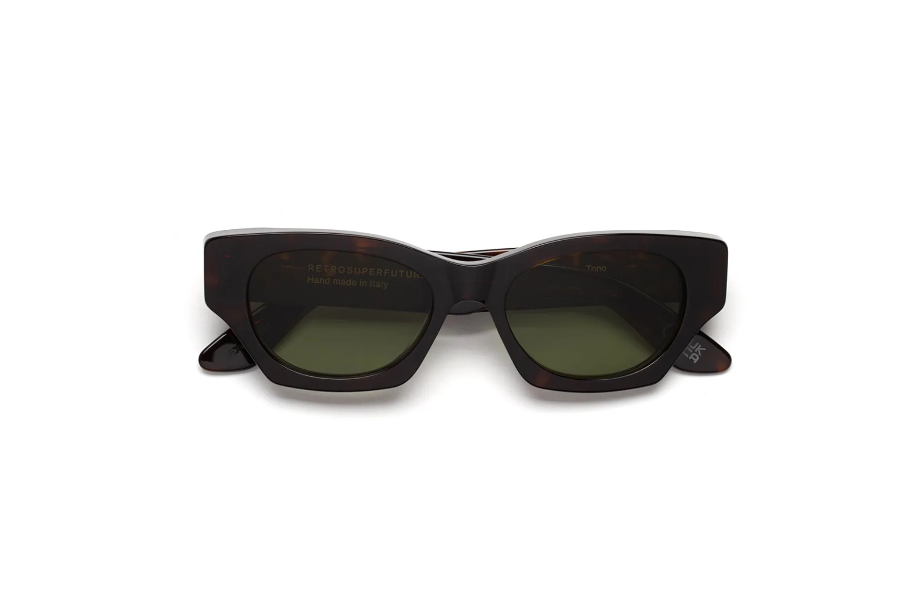 Retrosuperfuture FD0 TONO 3627 Occhiali da sole Acetato Havana Verde Cat Eye Normale - immagine 2